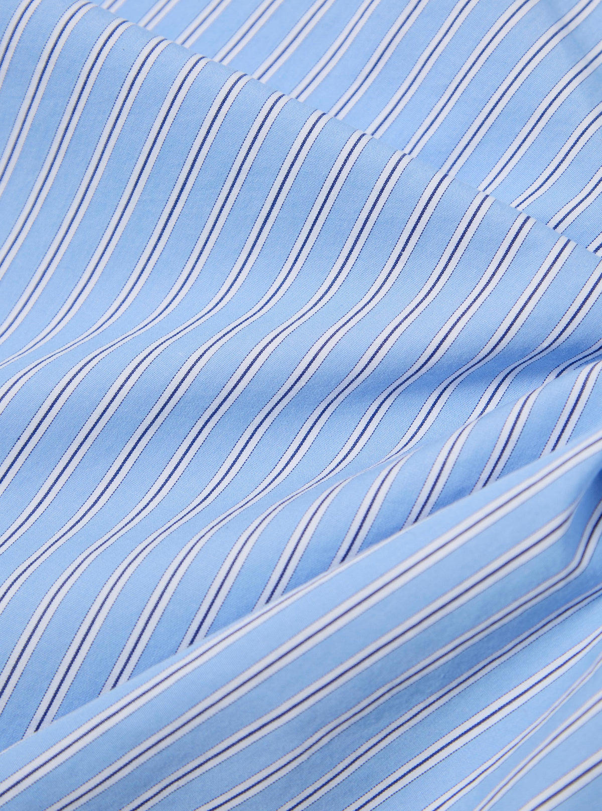 Blue Vila Stripe Wide Lazy Day Shirt
