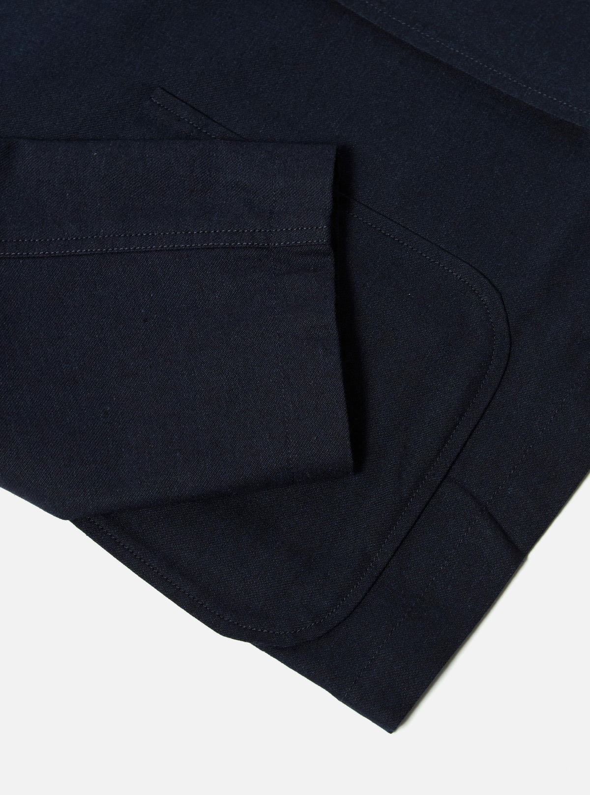 Navy Lucca Suiting Three Button Jacket