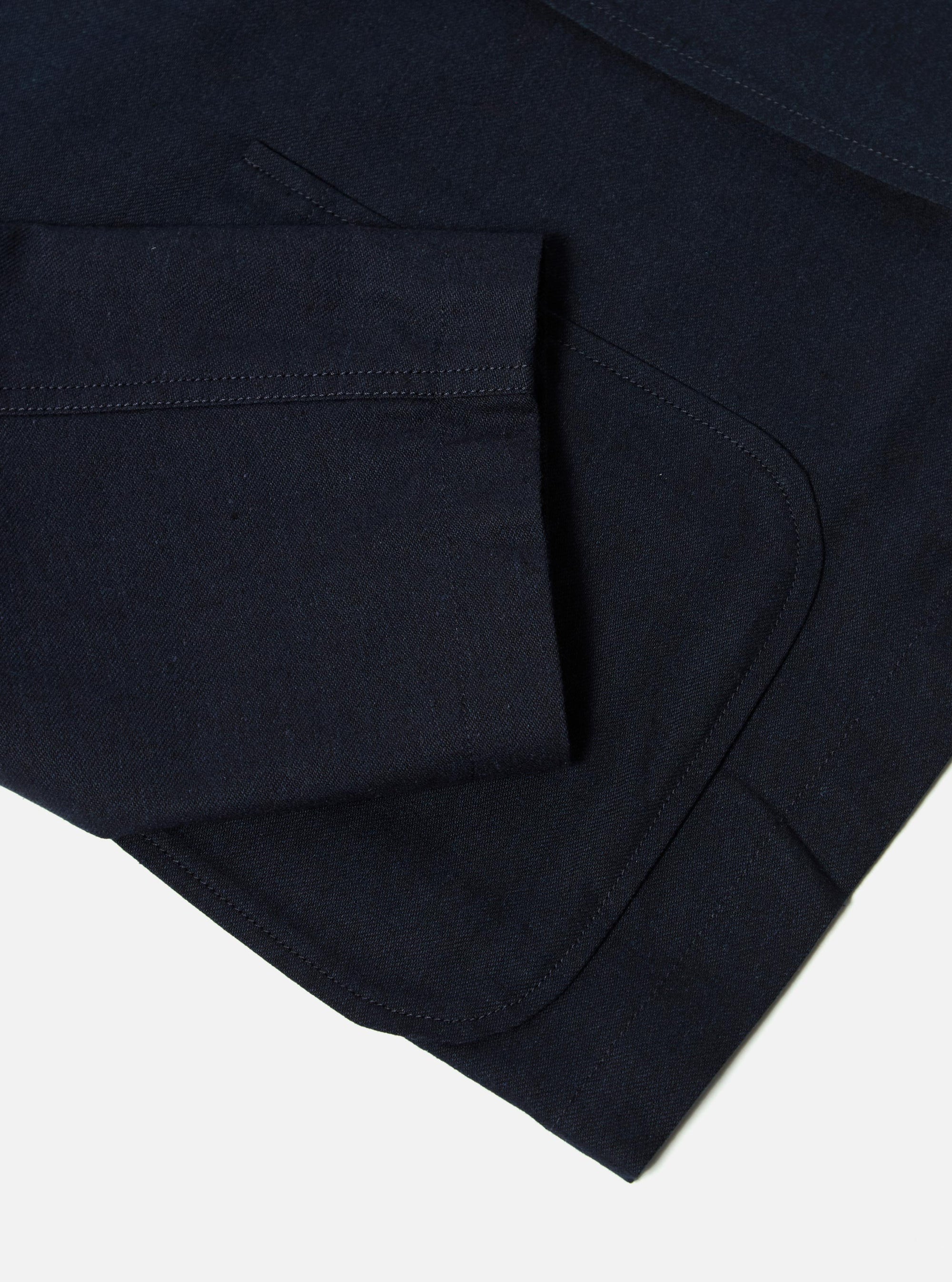 Navy Lucca Suiting Three Button Jacket