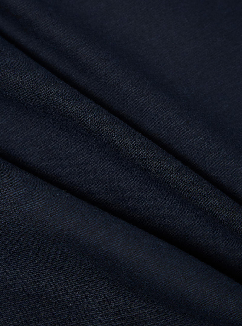 Navy Lucca Suiting Three Button Jacket