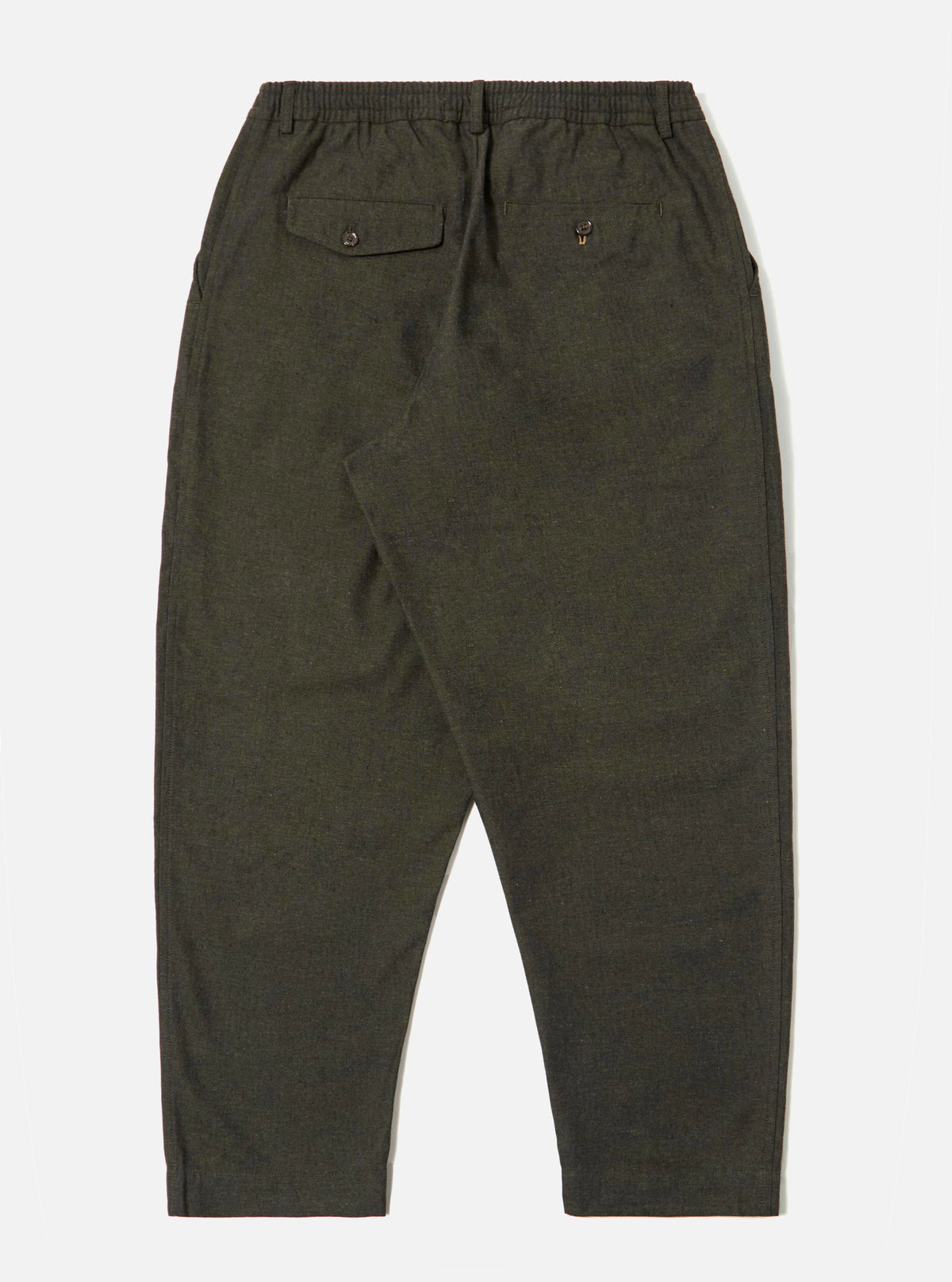 Olive Lucca Suiting Pleated Track Pant