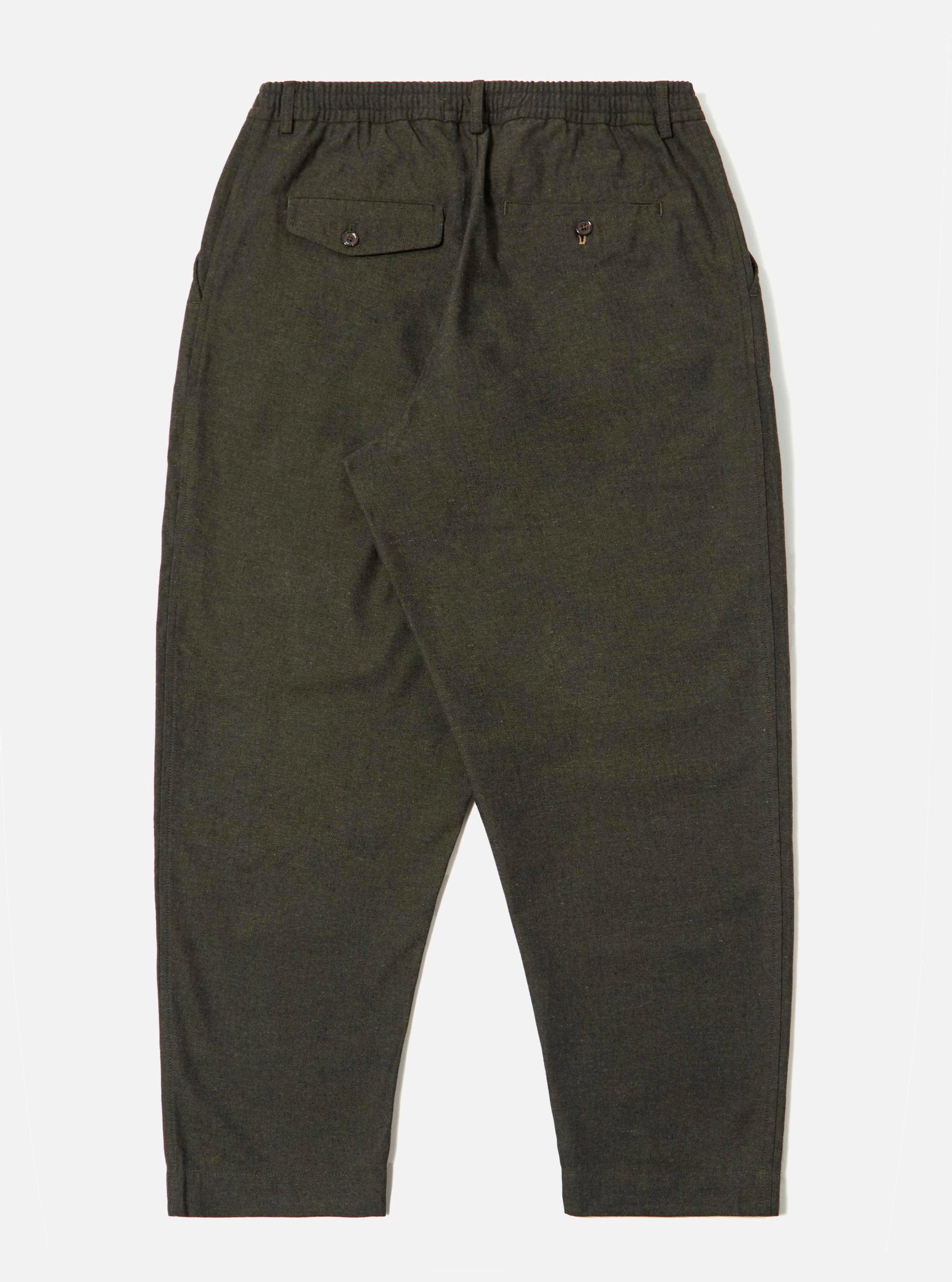 Olive Lucca Suiting Pleated Track Pant