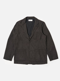 Brown Upcycled Italian Tweed Two Button Jacket