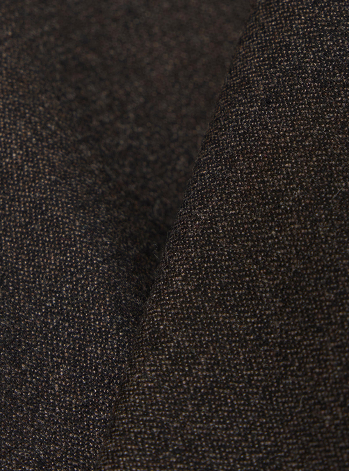 Brown Upcycled Italian Tweed Two Button Jacket