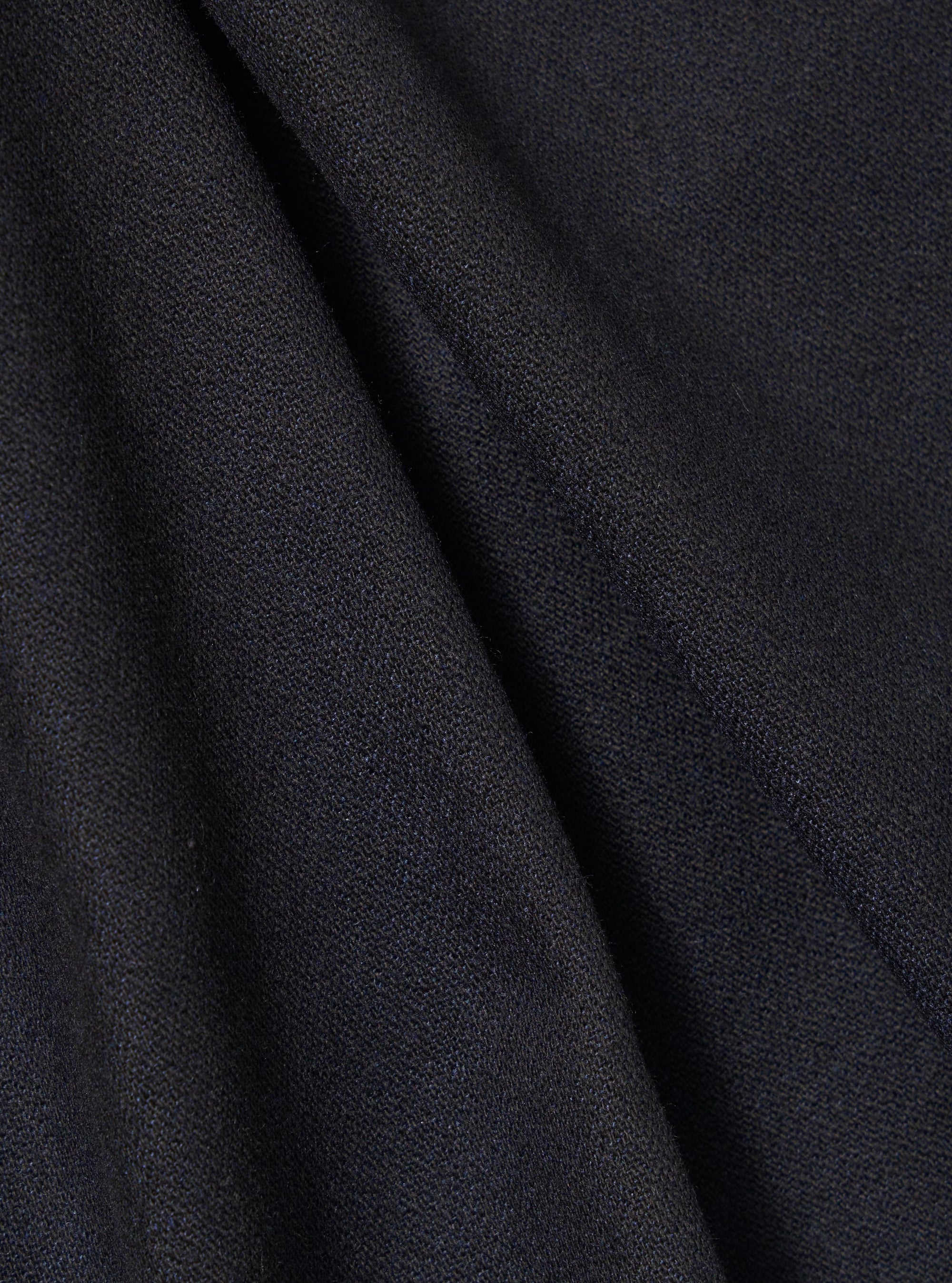 Dark Navy Upcycled Italian Tweed Two Button Jacket