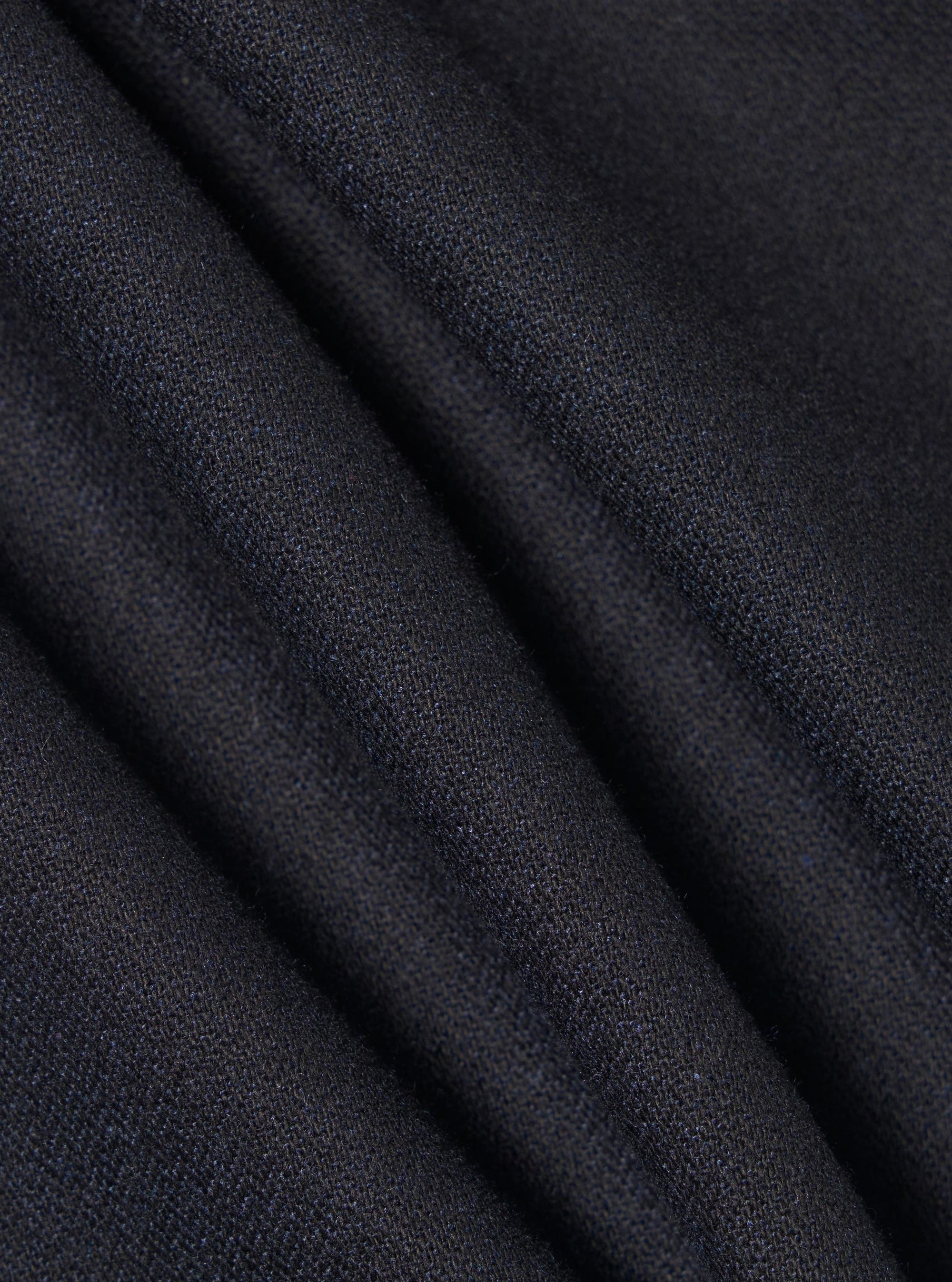 Dark Navy Upcycled Italian Tweed Pleated Track Pant