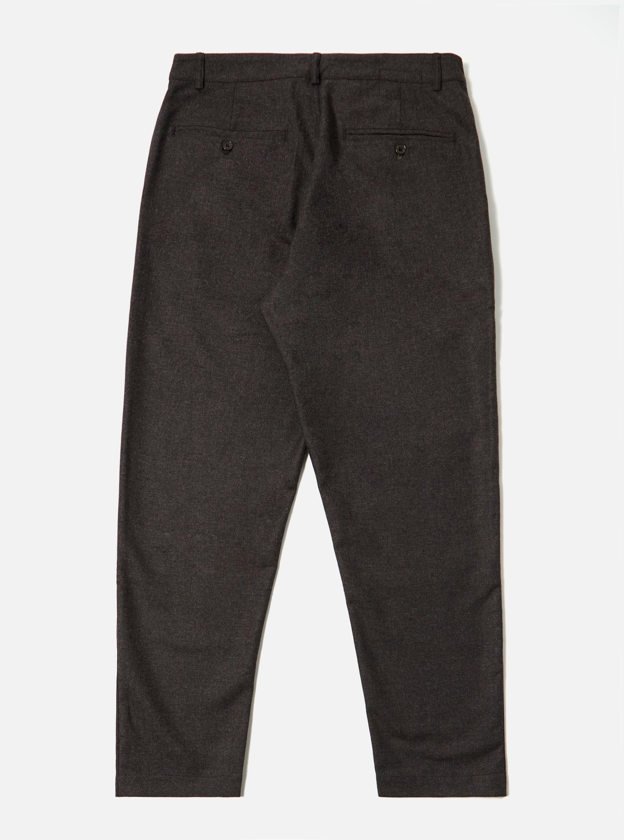 Brown Upcycled Italian Tweed Military Chino