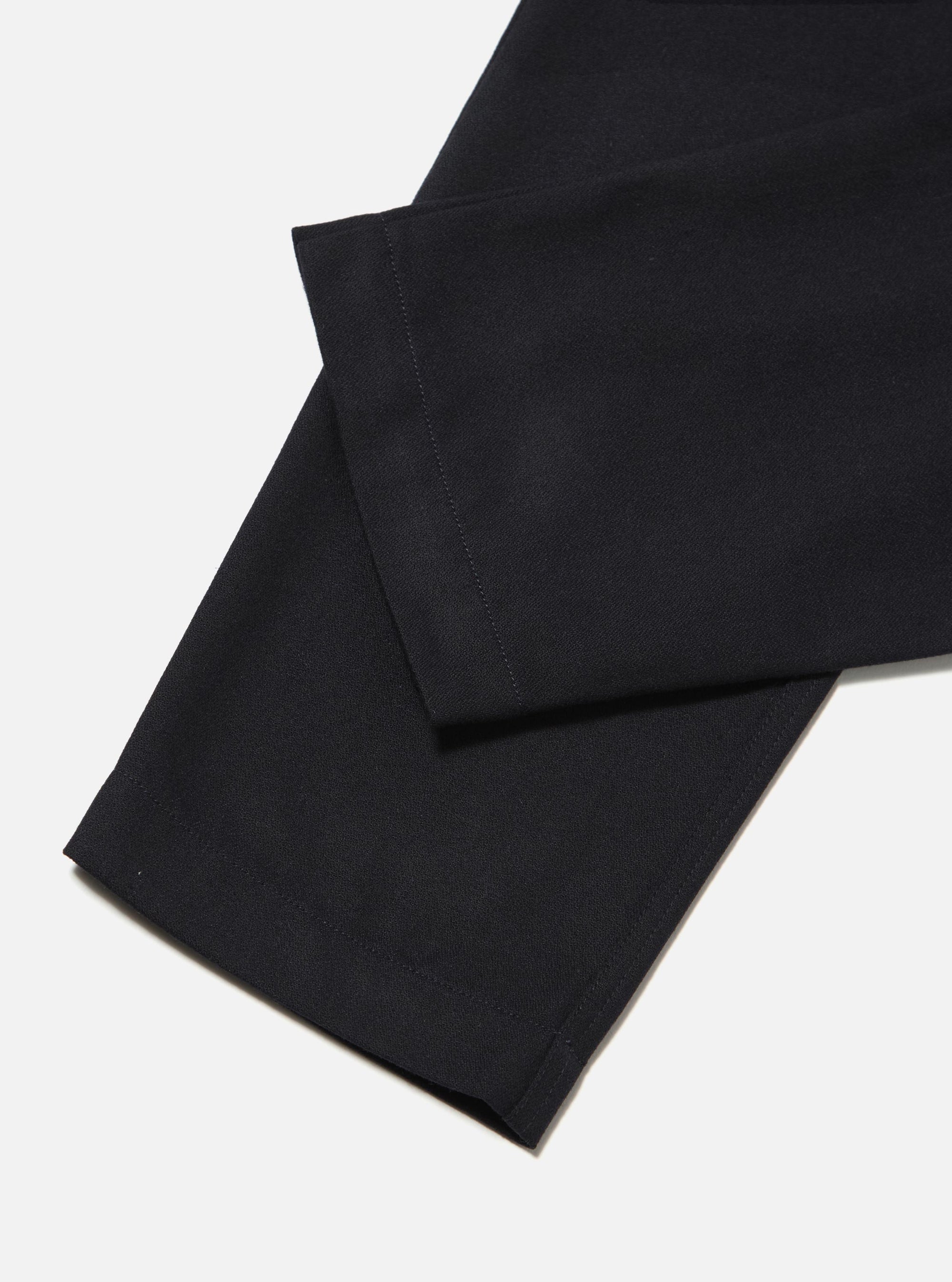 Dark Navy Upcycled Italian Tweed Military Chino