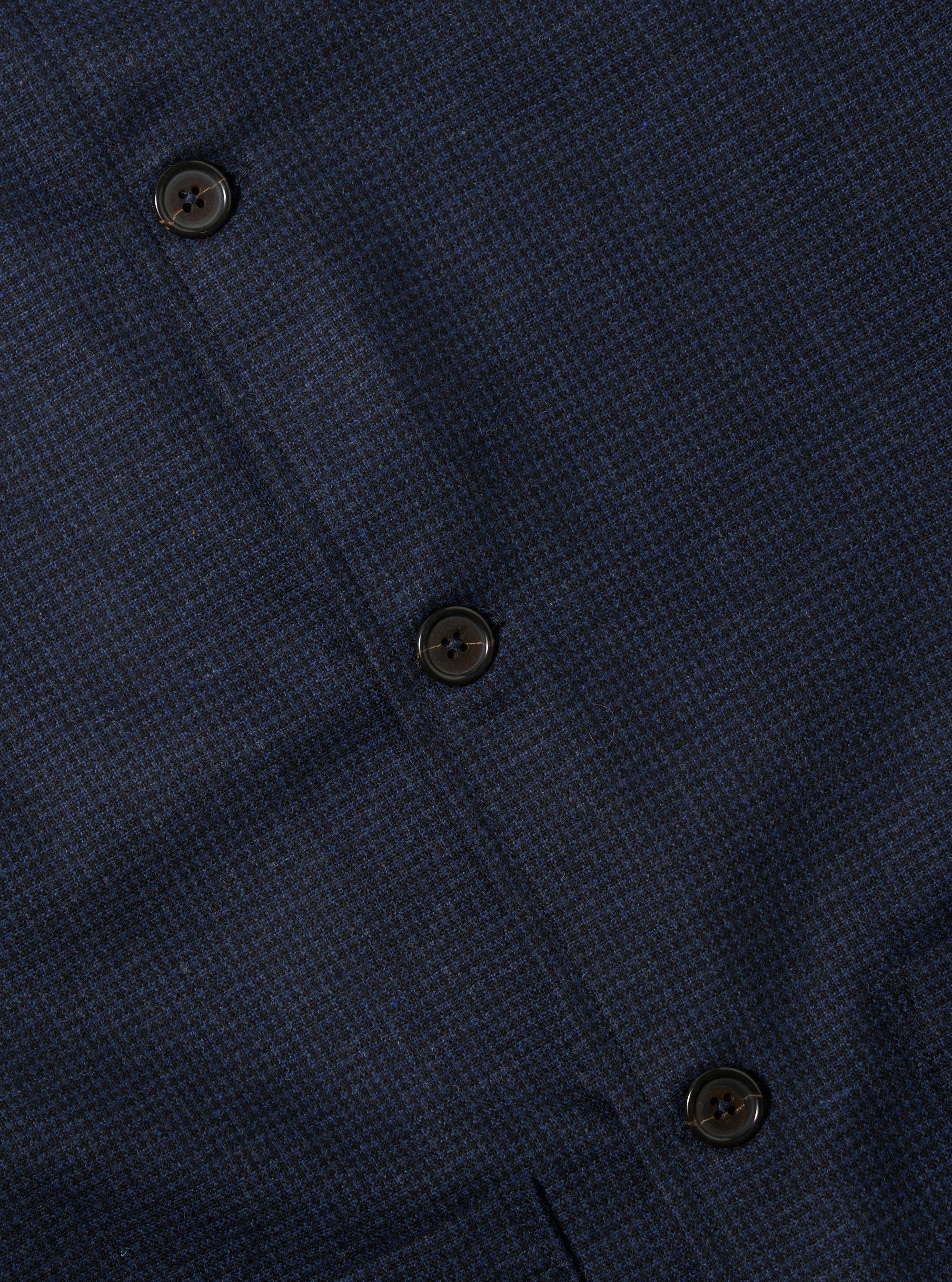 Navy Brushed Bari Easy Overshirt