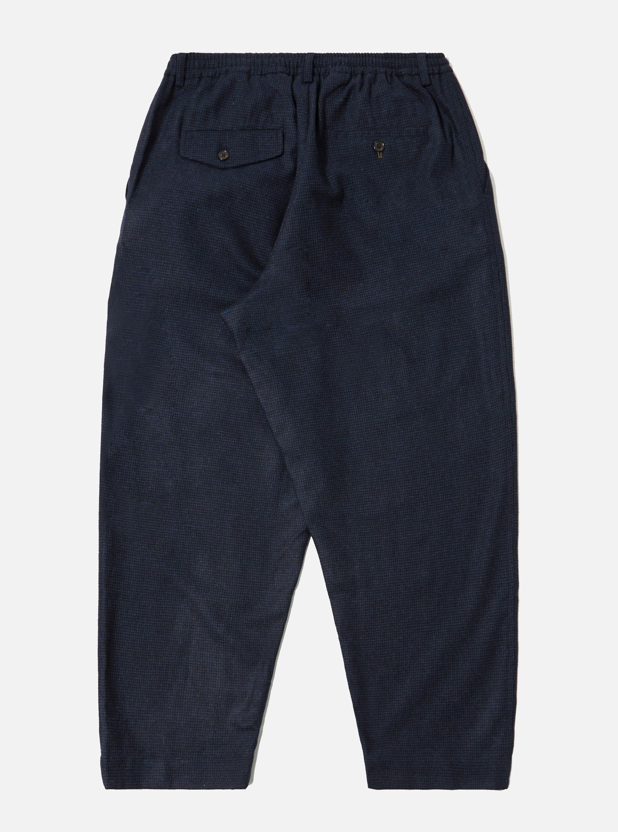 Navy Brushed Bari Oxford Pant
