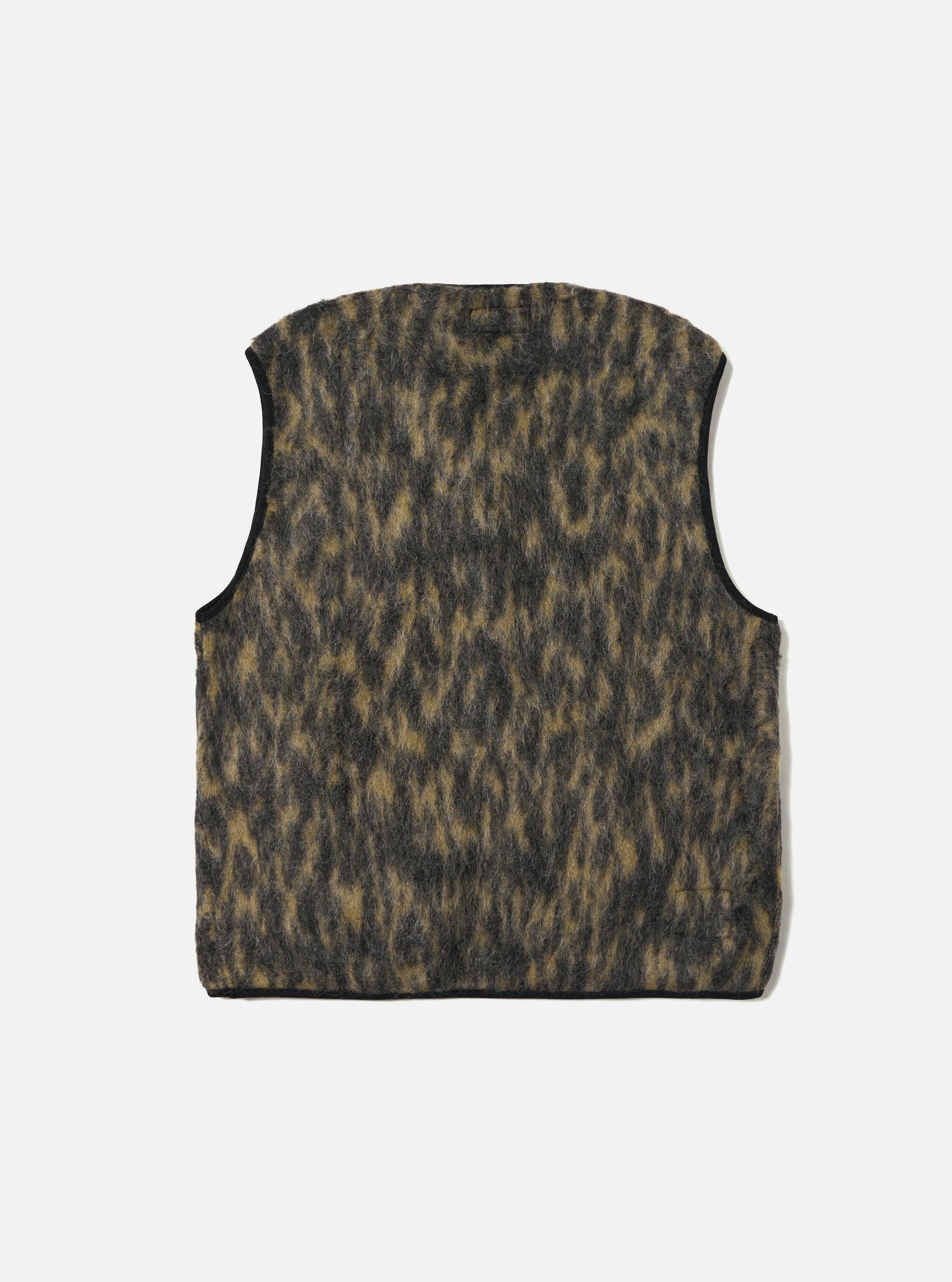 Charcoal Dolce Fleece Zip Gilet