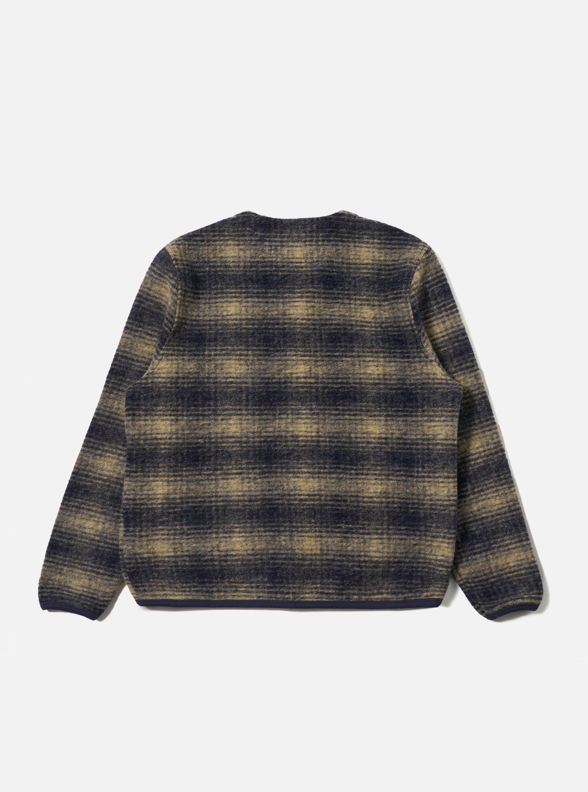 Navy Uist Fleece Cardigan