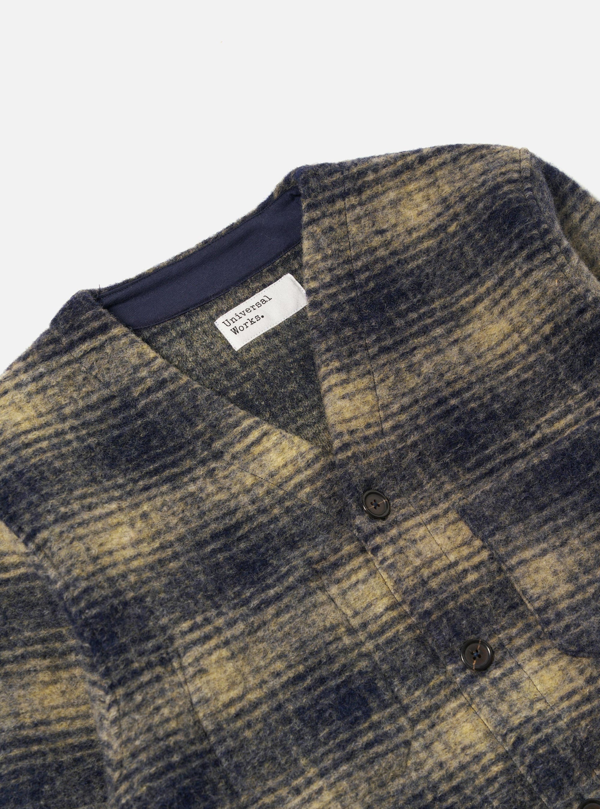 Navy Uist Fleece Cardigan