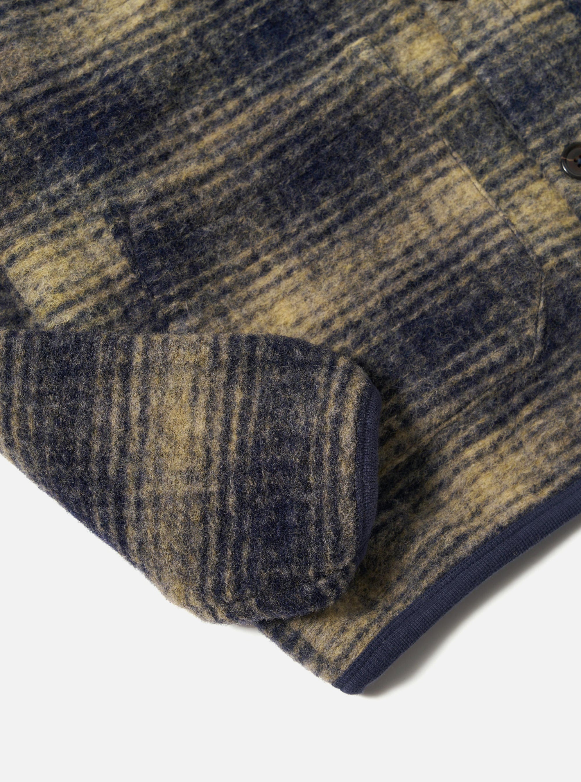 Navy Uist Fleece Cardigan
