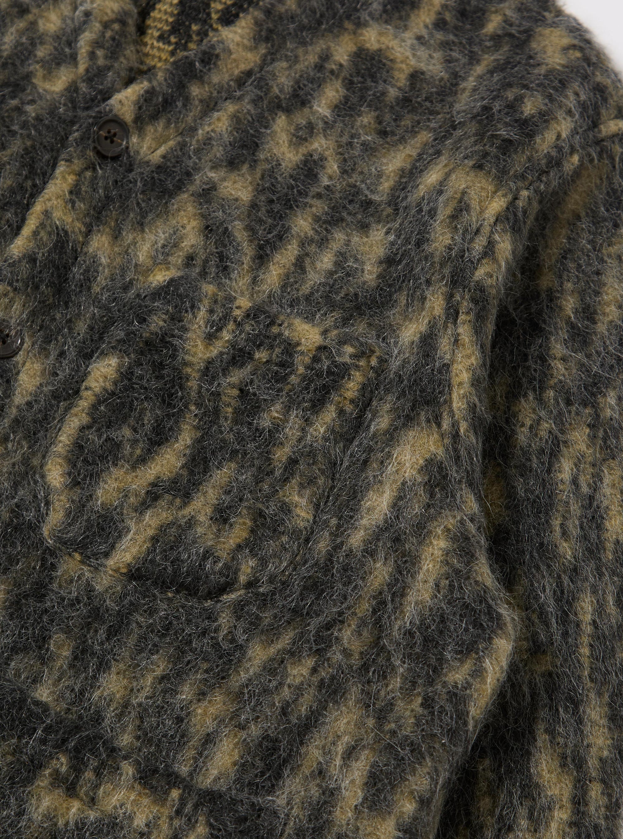 Charcoal Dolce Fleece Cardigan