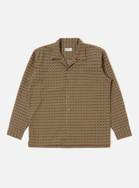 Olive Oscar Cotton L/S Camp Shirt