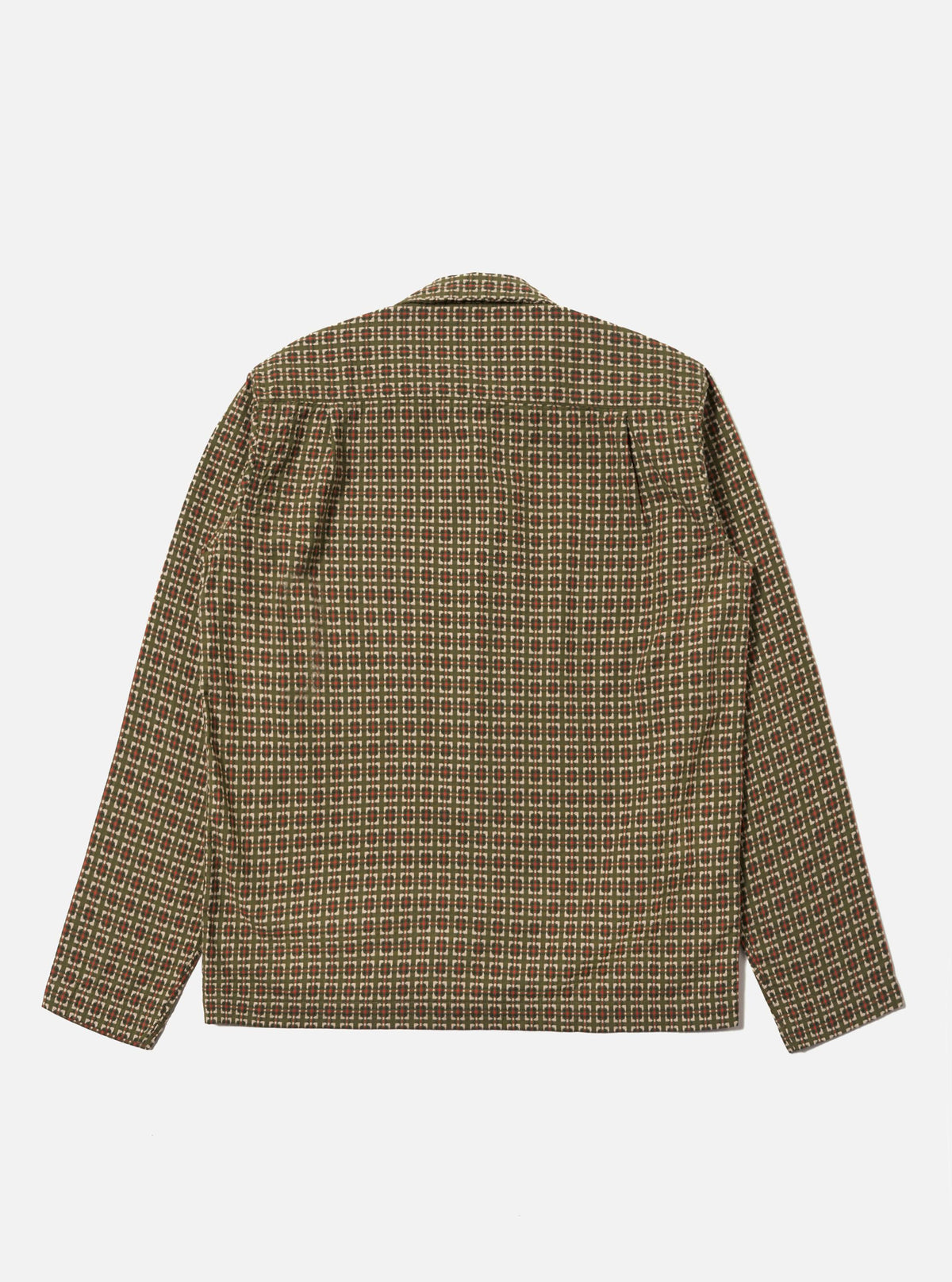 Olive Oscar Cotton Zip Shirt