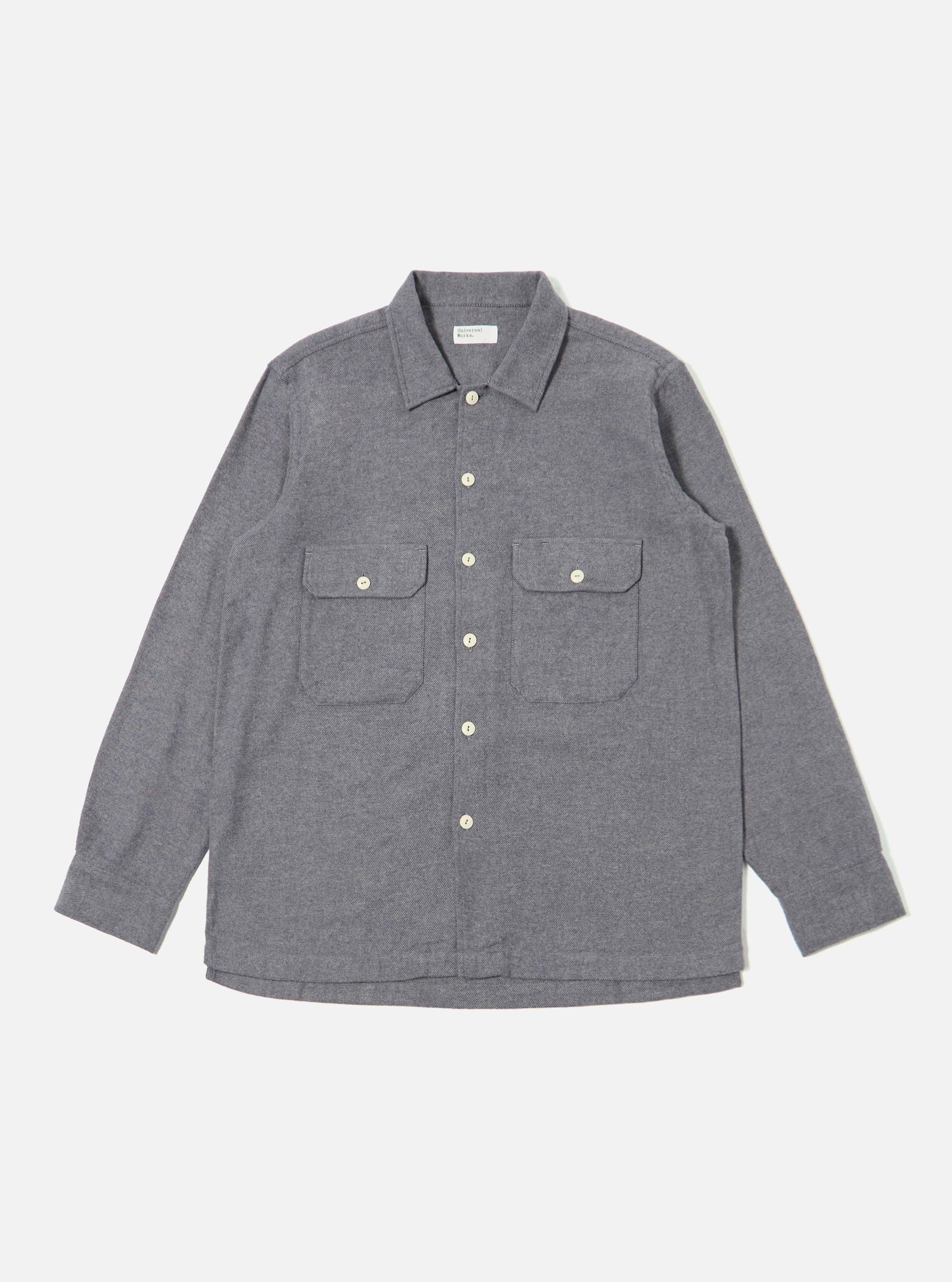 Blue Alaska Cotton Utility Shirt