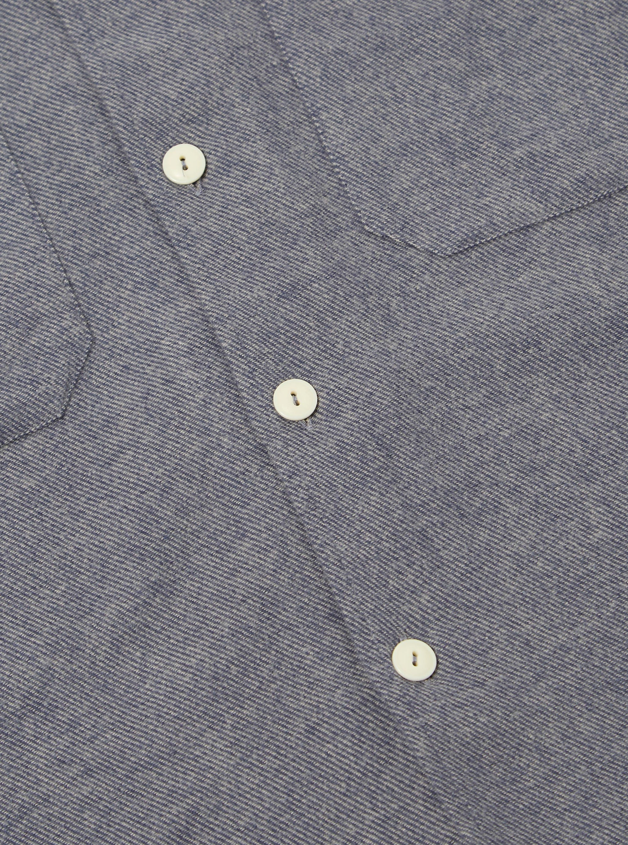 Blue Alaska Cotton Utility Shirt