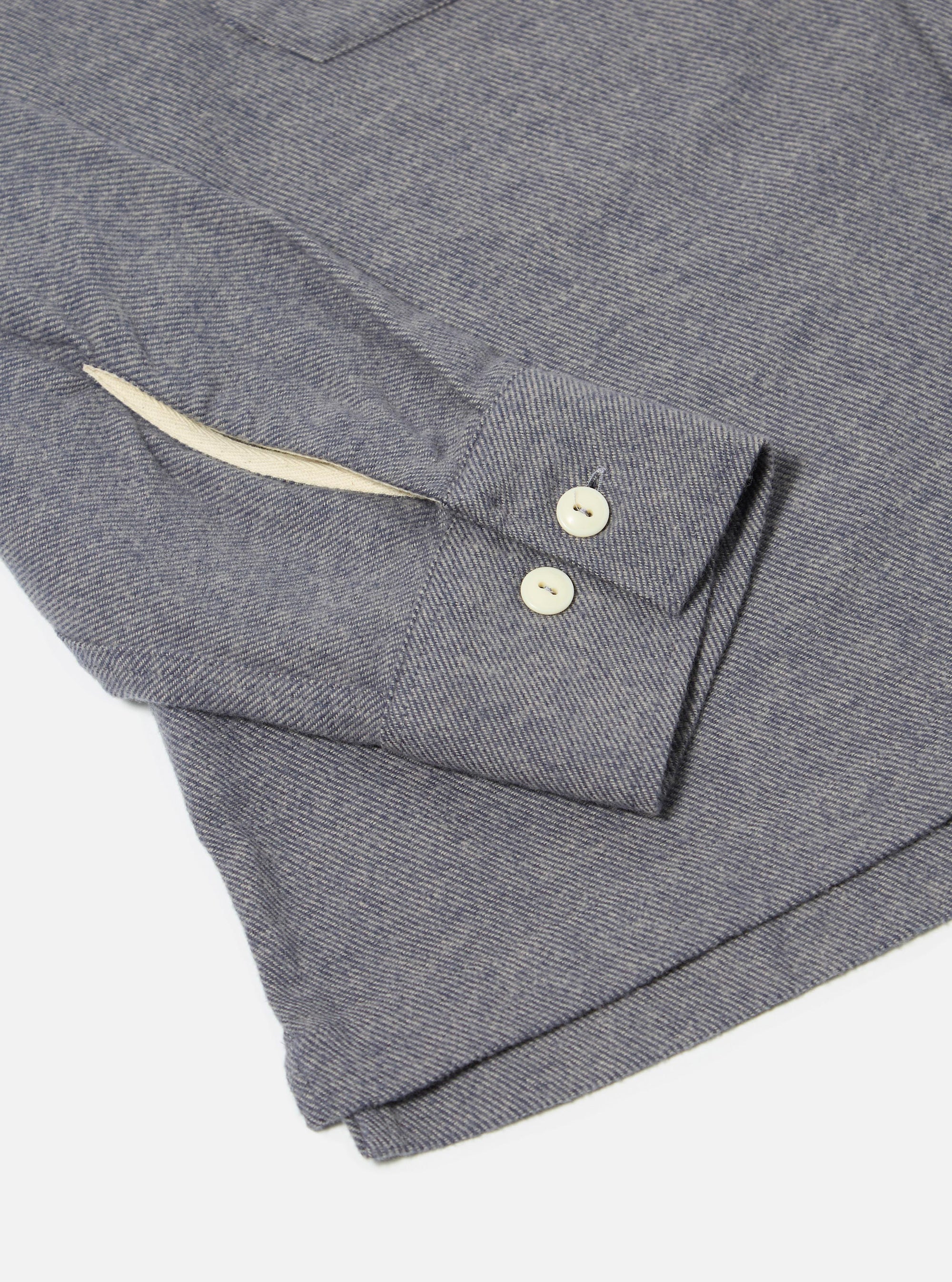 Blue Alaska Cotton Utility Shirt