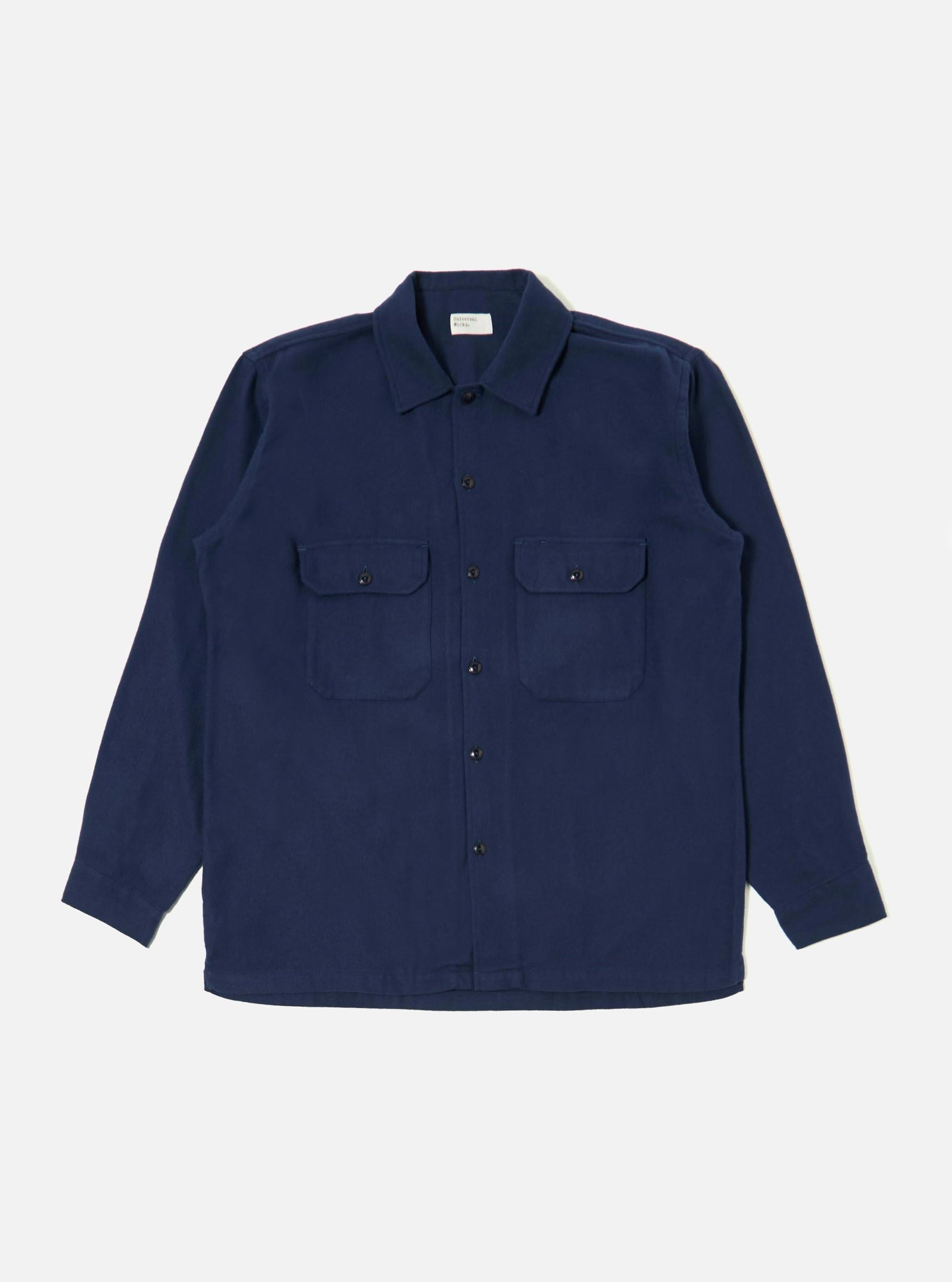 Navy Alaska Cotton Utility Shirt