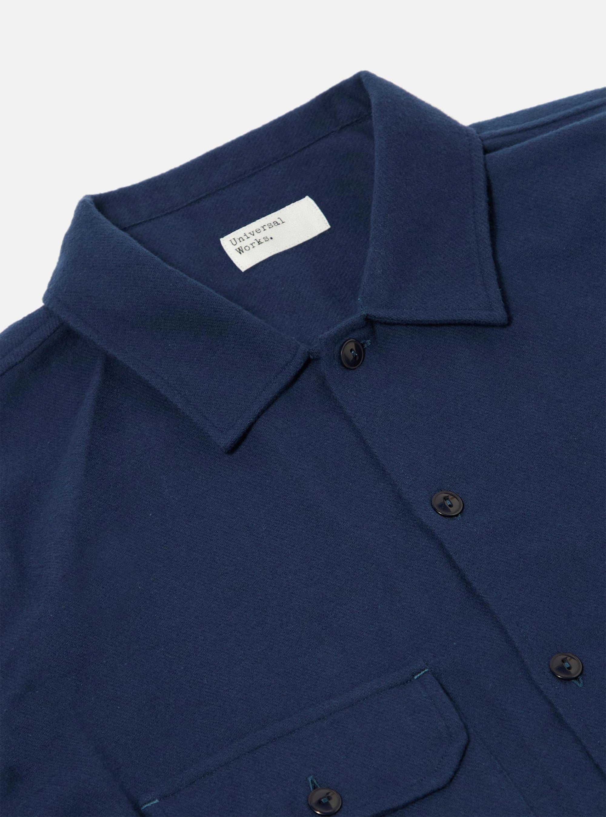 Navy Alaska Cotton Utility Shirt