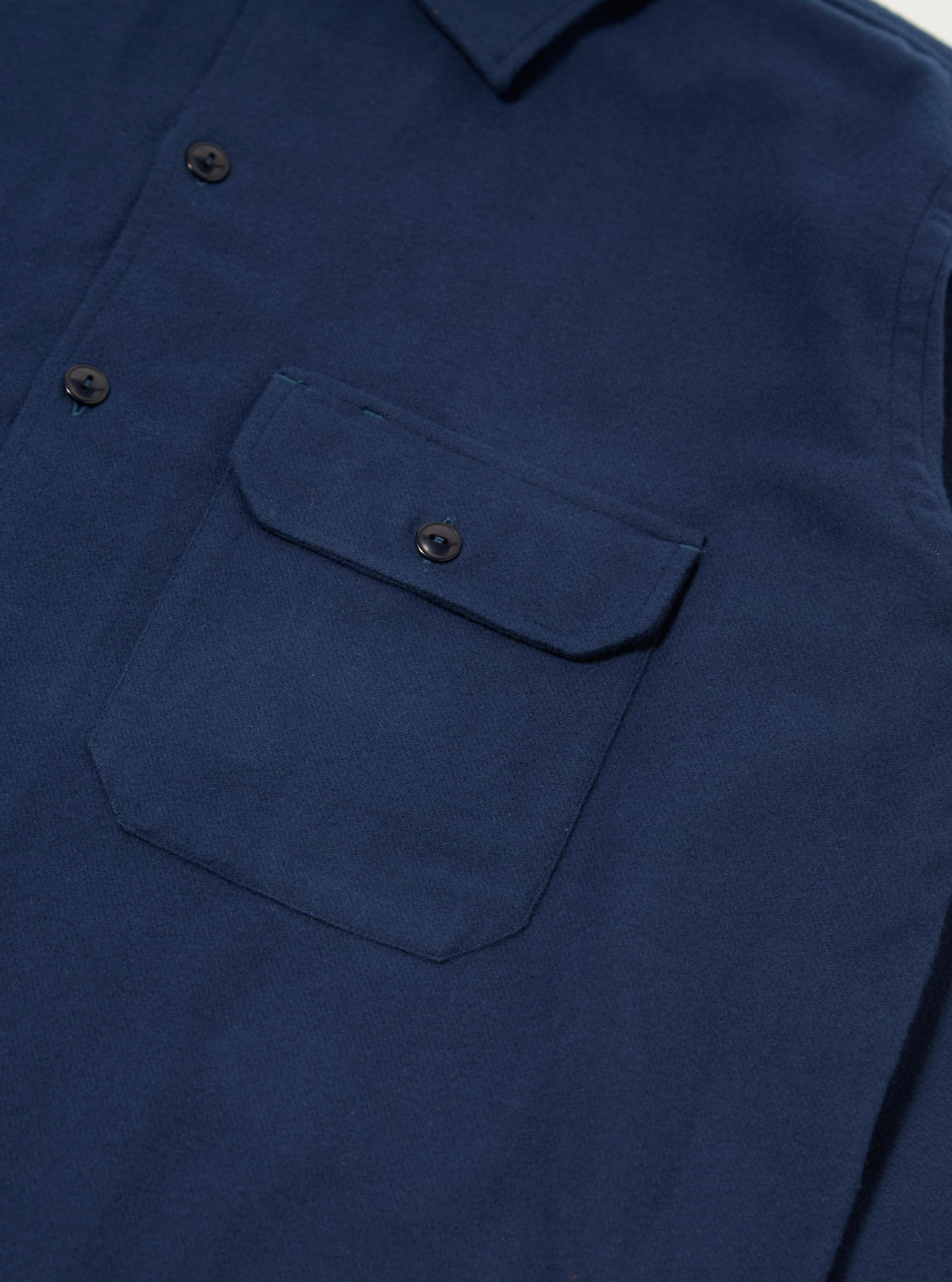Navy Alaska Cotton Utility Shirt