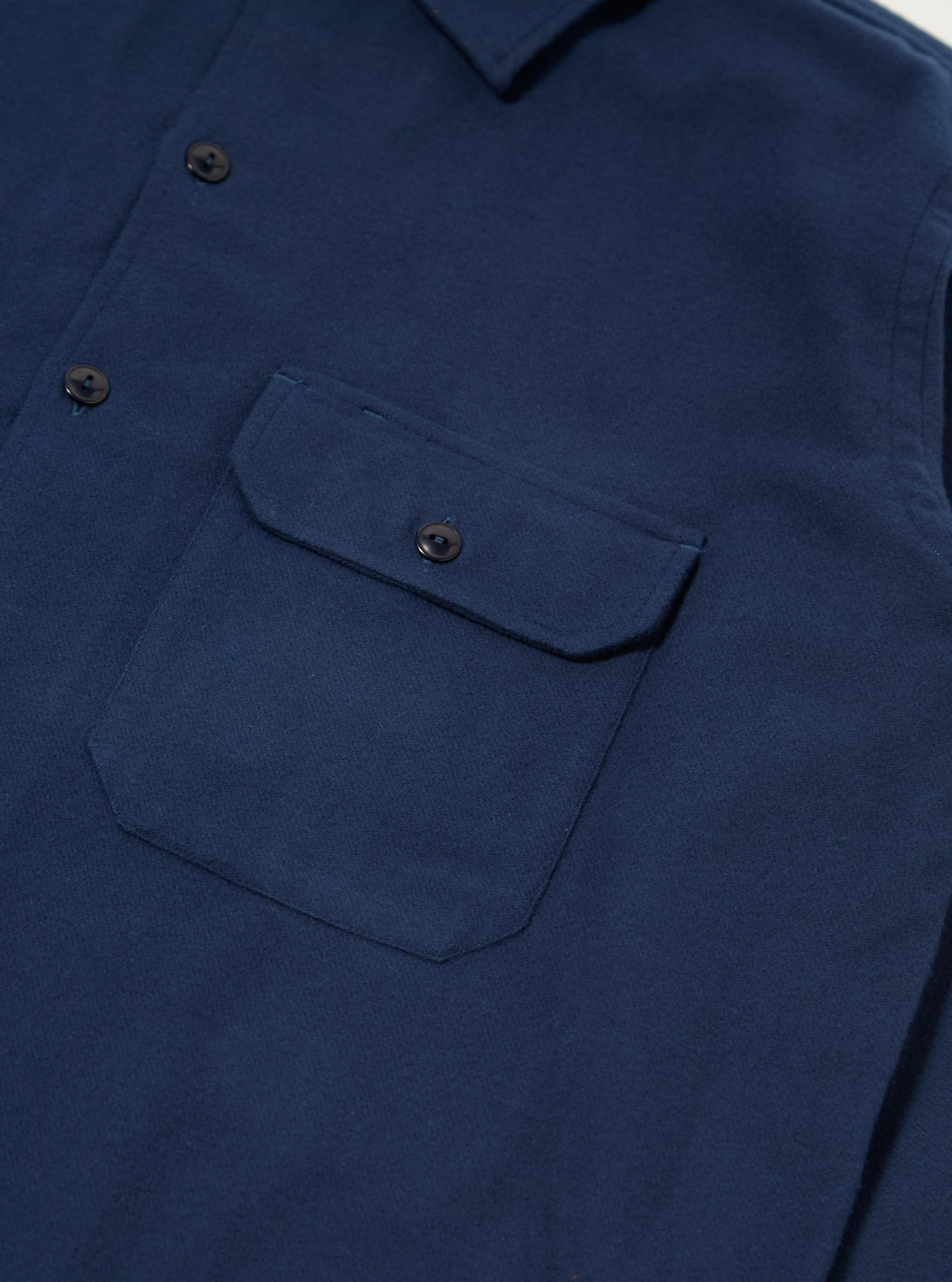 Navy Alaska Cotton Utility Shirt