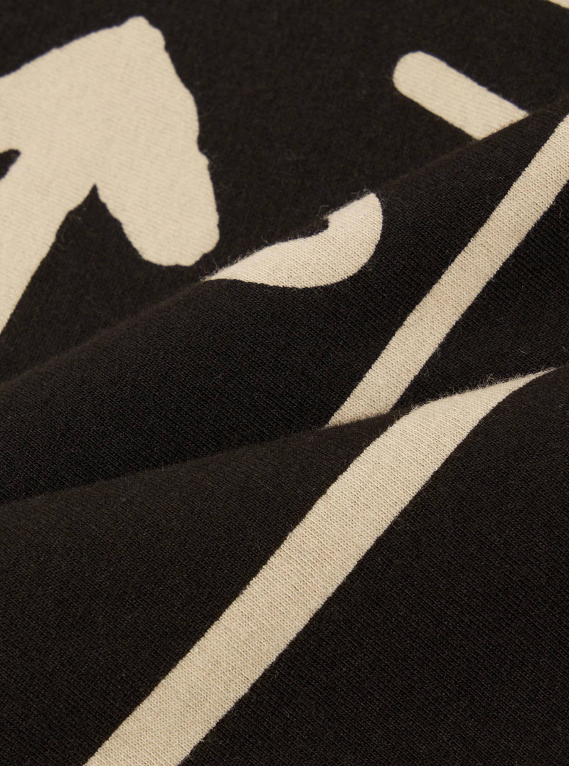 A. SOCIETY x Universal Works Black Single Jersey Print Tee