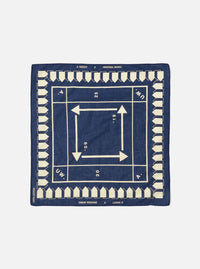 A. SOCIETY x Universal Works Navy Cambric Neckerchief