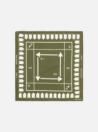 A. SOCIETY x Universal Works Olive Cambric Neckerchief