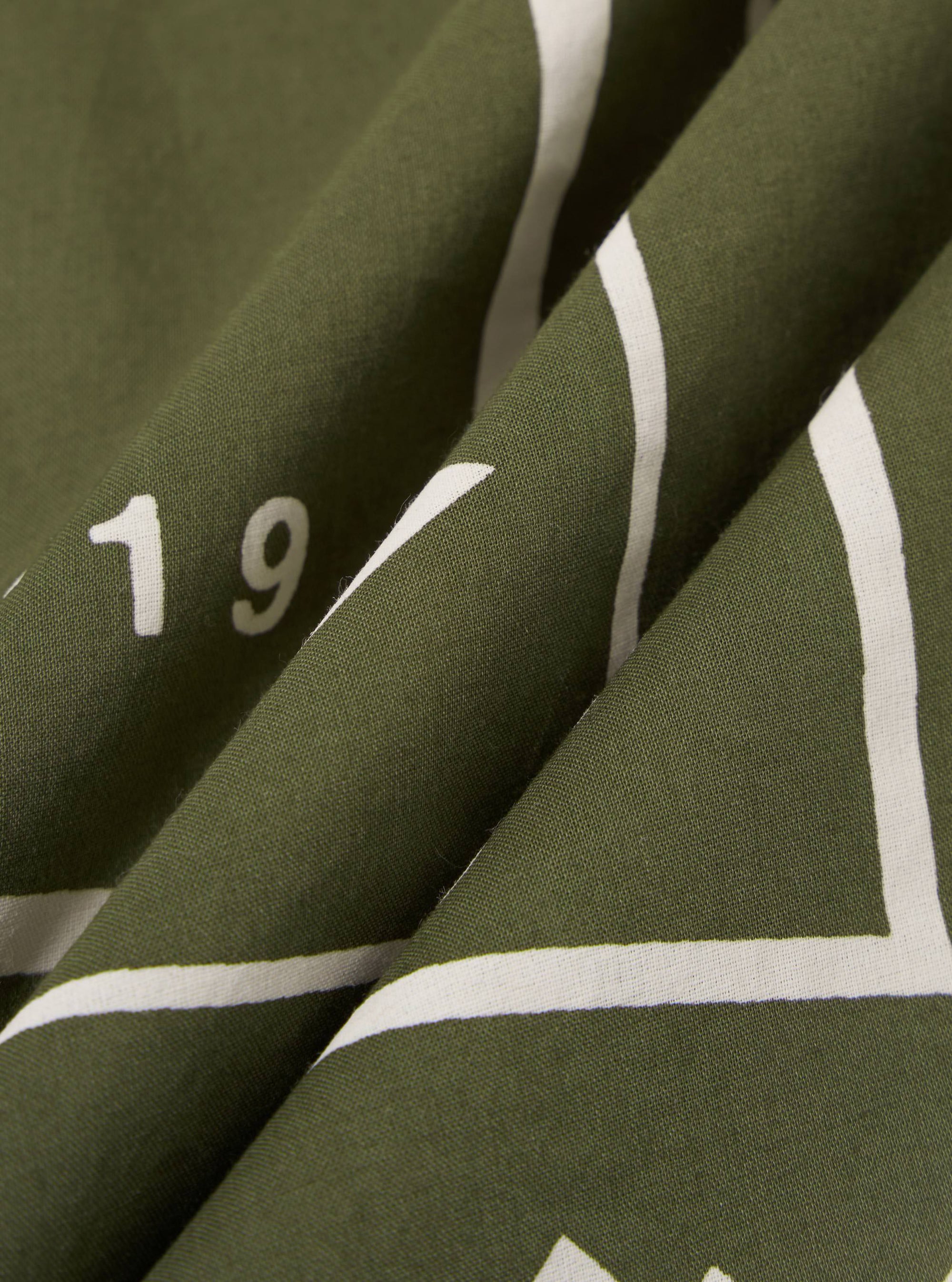 A. SOCIETY x Universal Works Olive Cambric Neckerchief