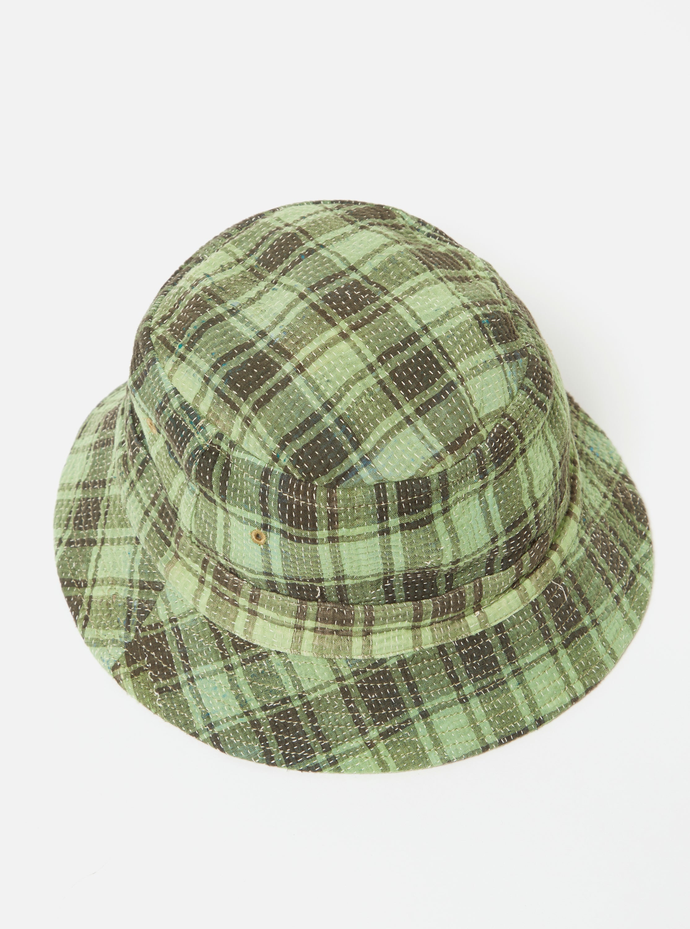 Universal Works Kantha Patchwork Bucket Hat #46 - Large.