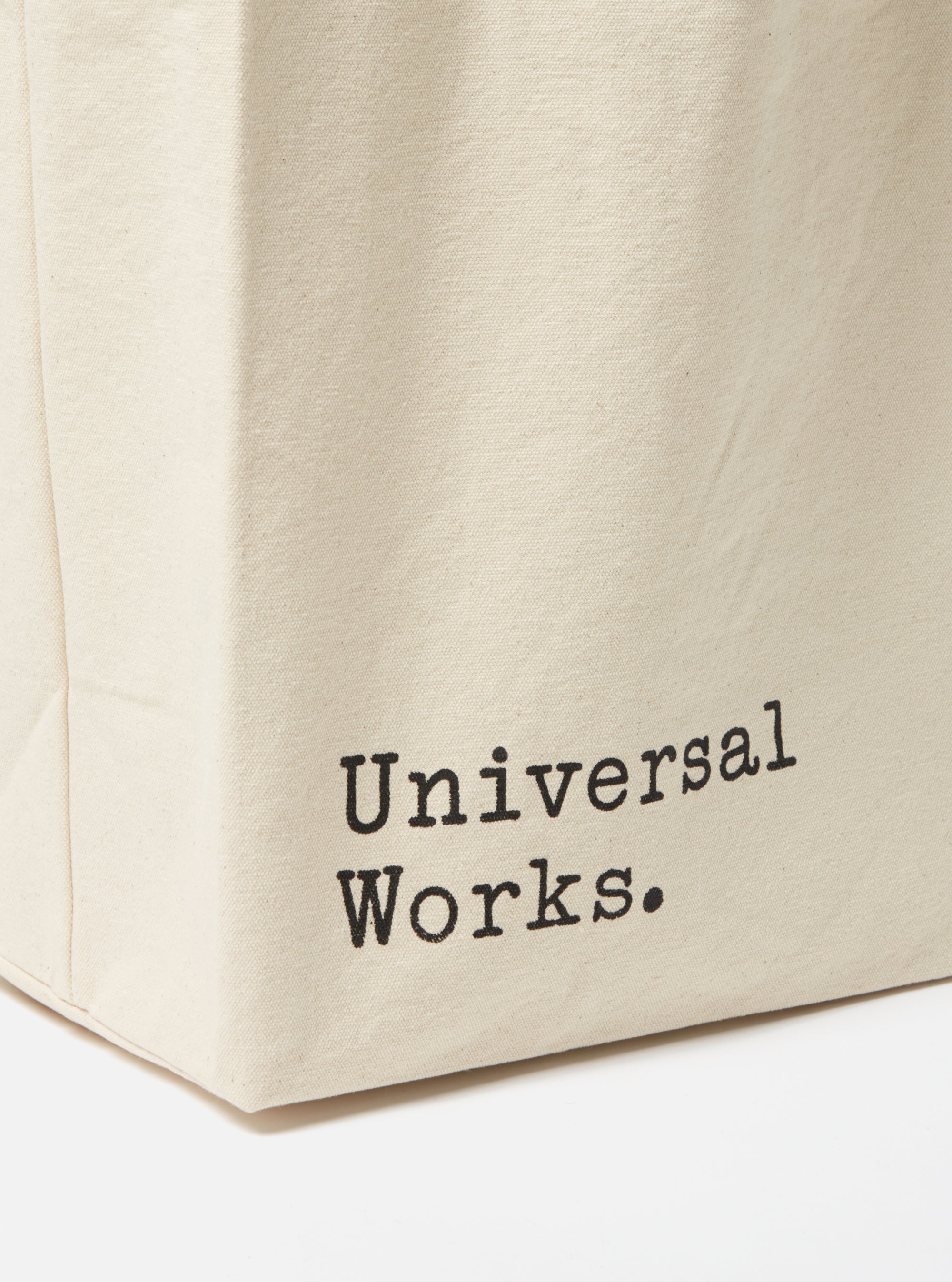 Universal Works Suit Bag in Ecru Cotton