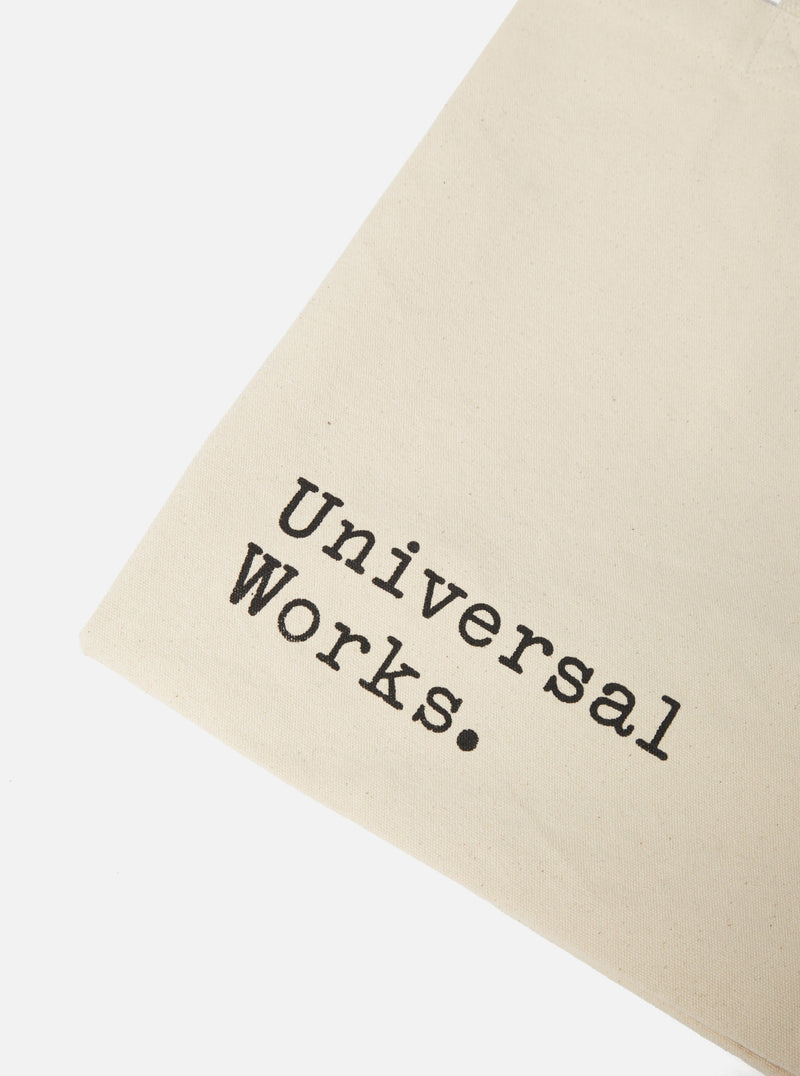 Universal Works Suit Bag in Ecru Cotton