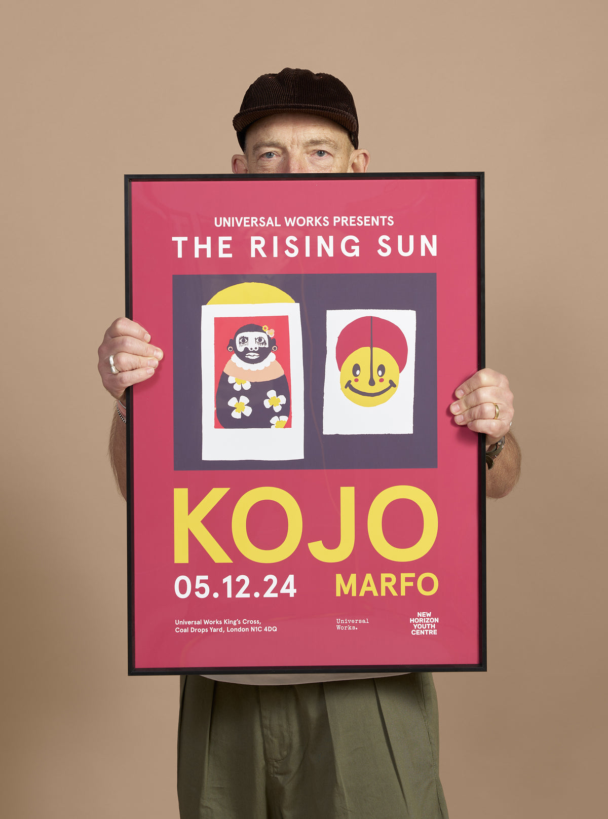 Kojo Marfo x Universal Works Exhibition Poster Red