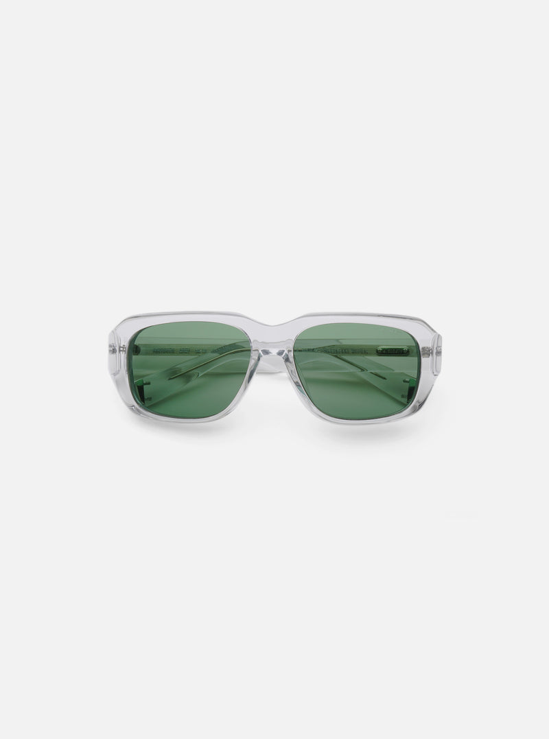 A. SOCIETY x Universal Works Grey Aberdeen Sunglasses