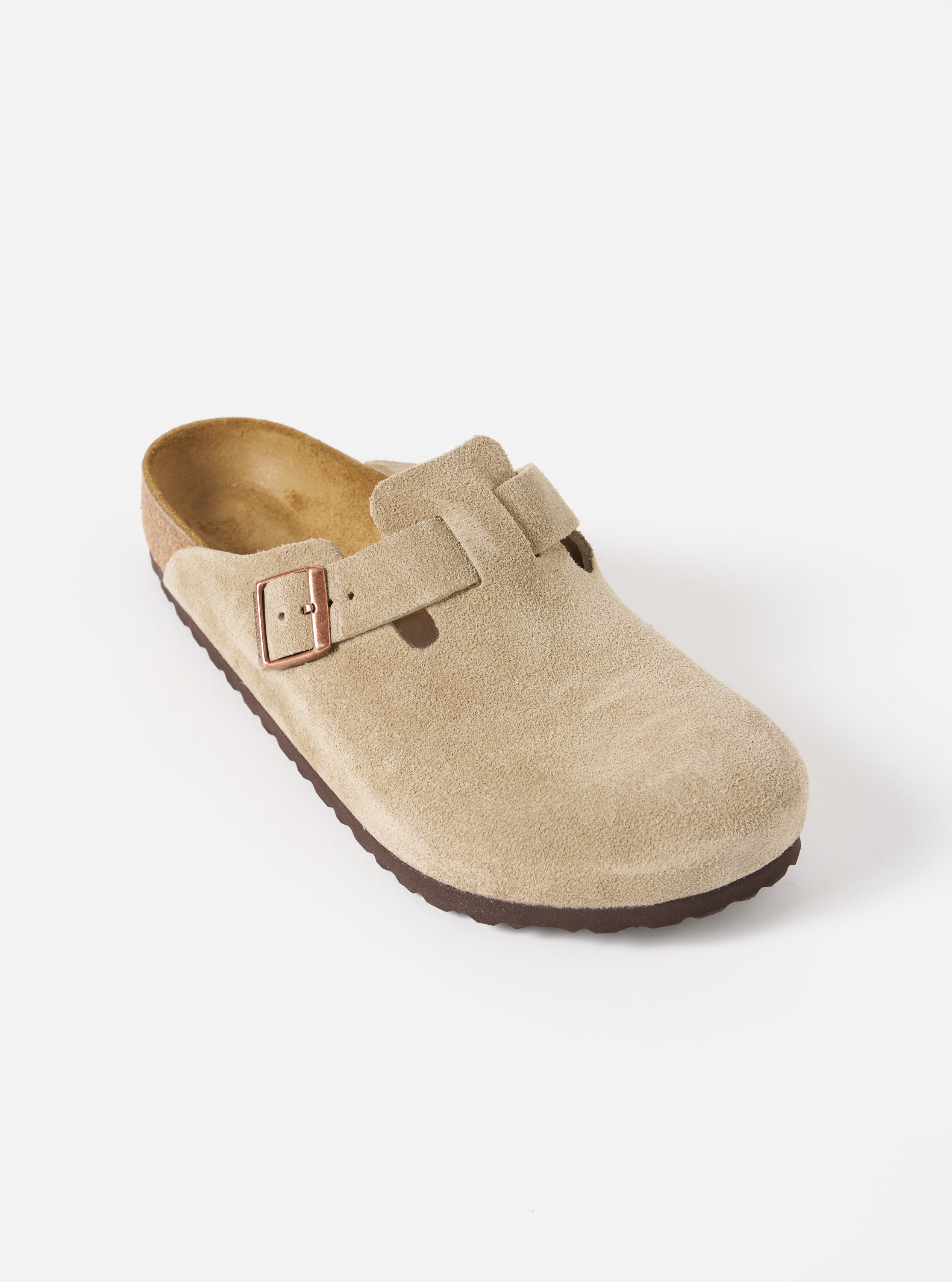 NEW Birkens1tock Boston Suede Clog TAUPE size outlet 38