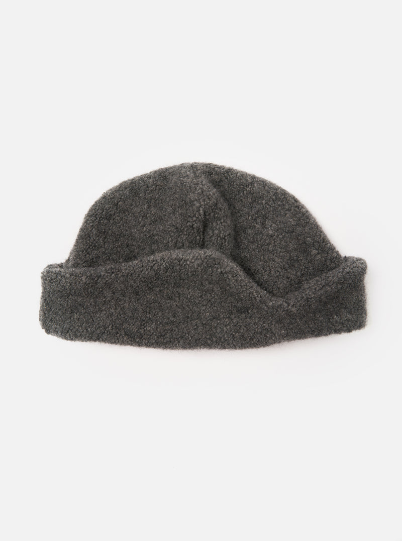 cableami® Watch Cap in Grey Recycled Wool