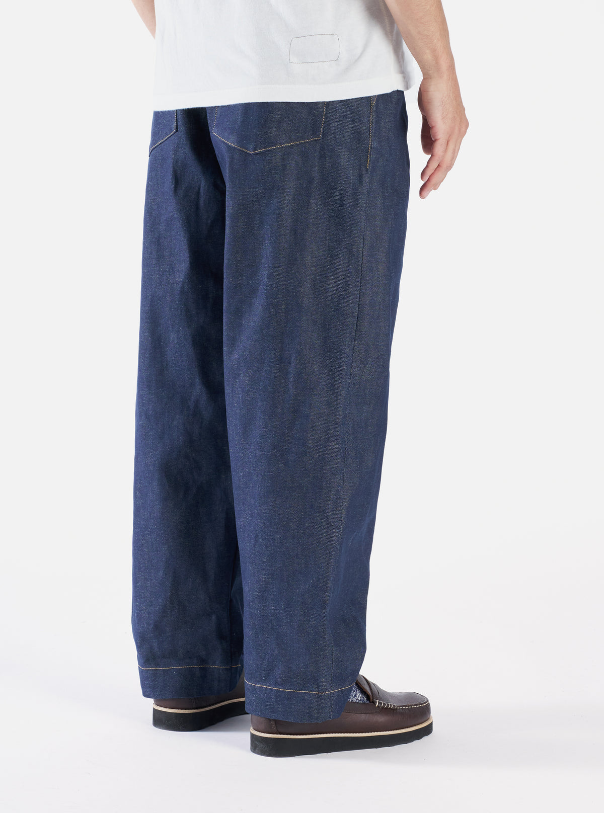 Universal Works Duke Pant in Indigo 13oz Selvedge Denim