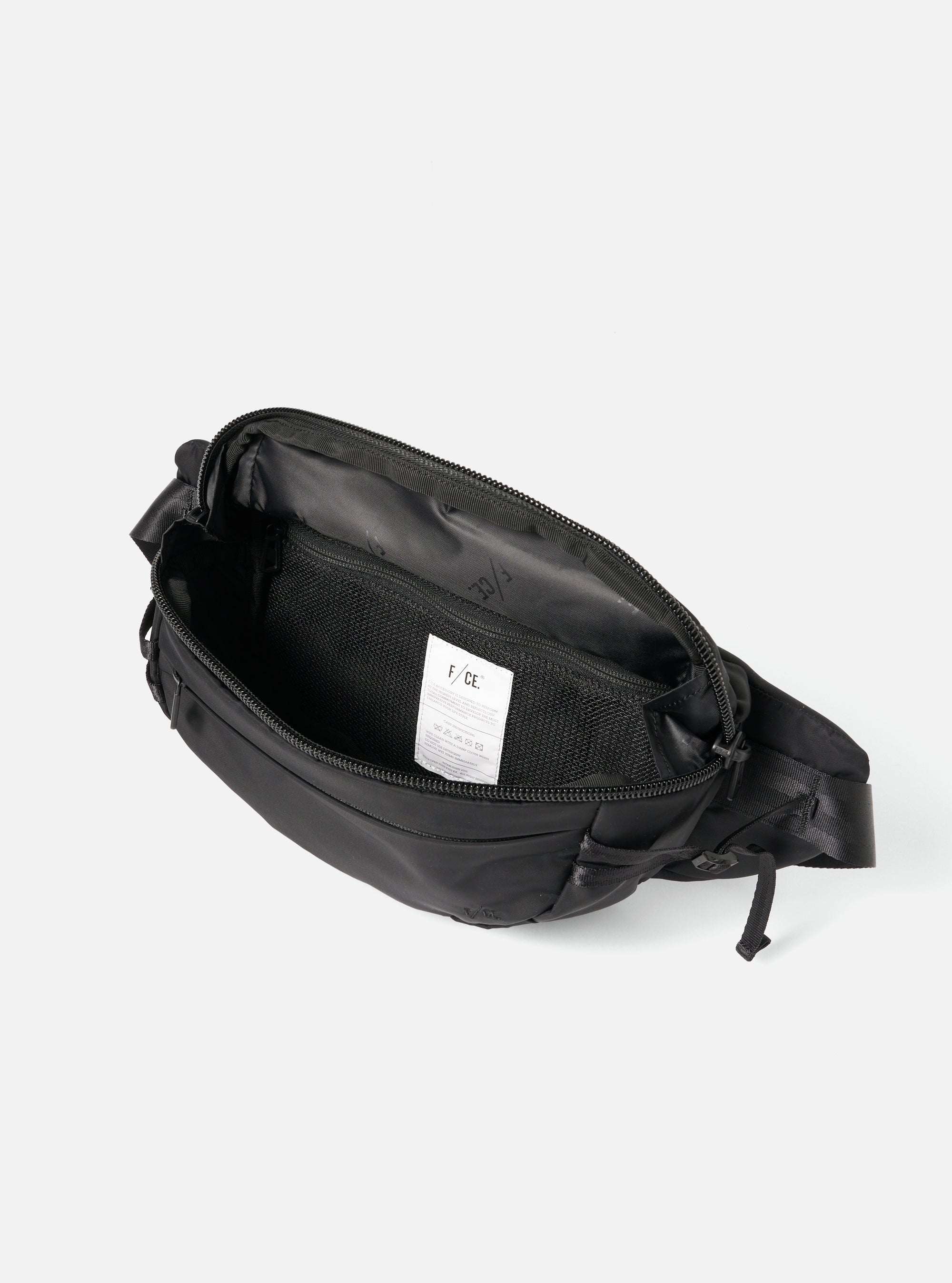 F/CE.® Tactical Waist Bag in Black Recycled Twill