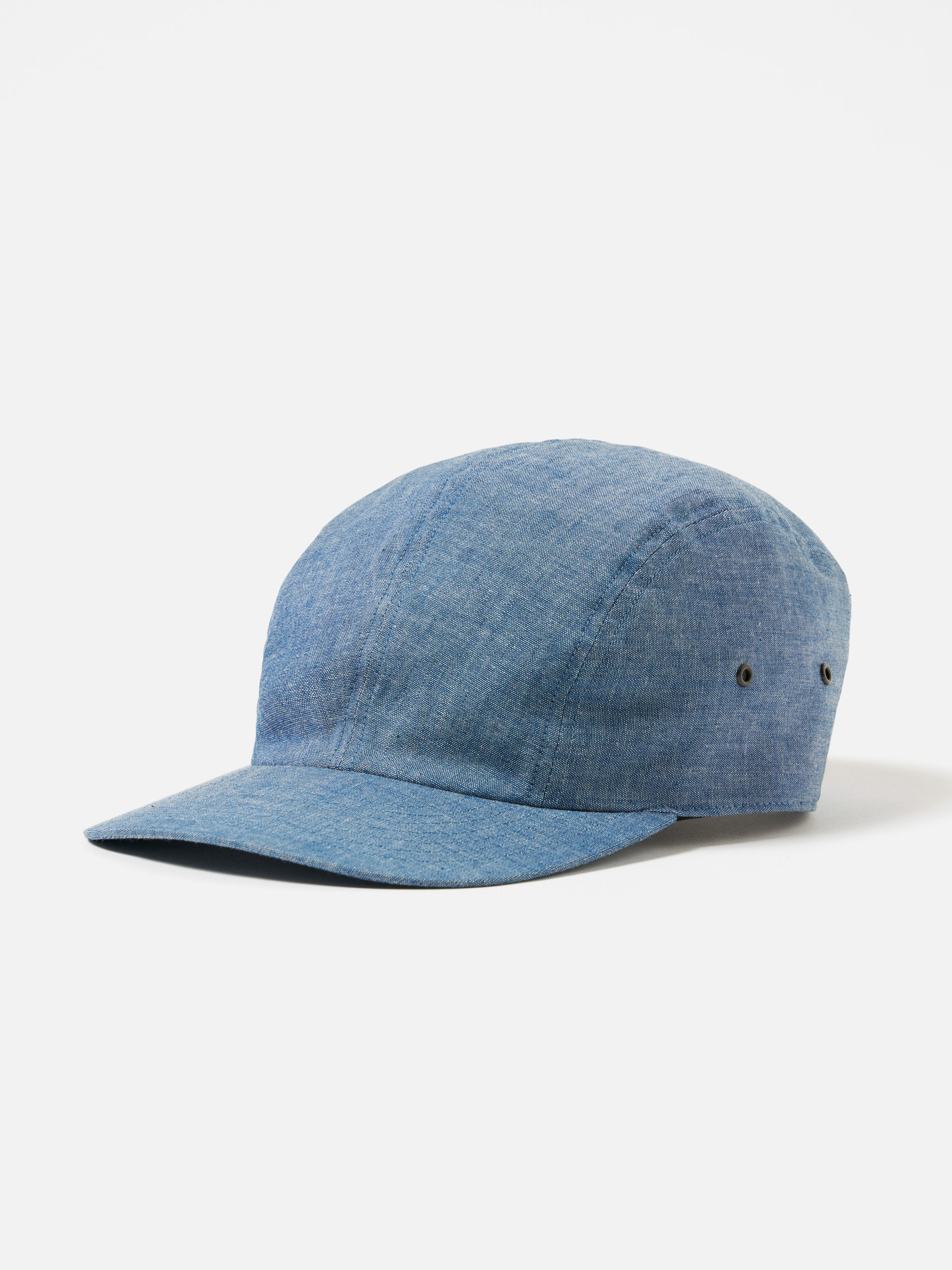 cableami 4 Panel Cap in Indigo 5oz Chambray Universal Works