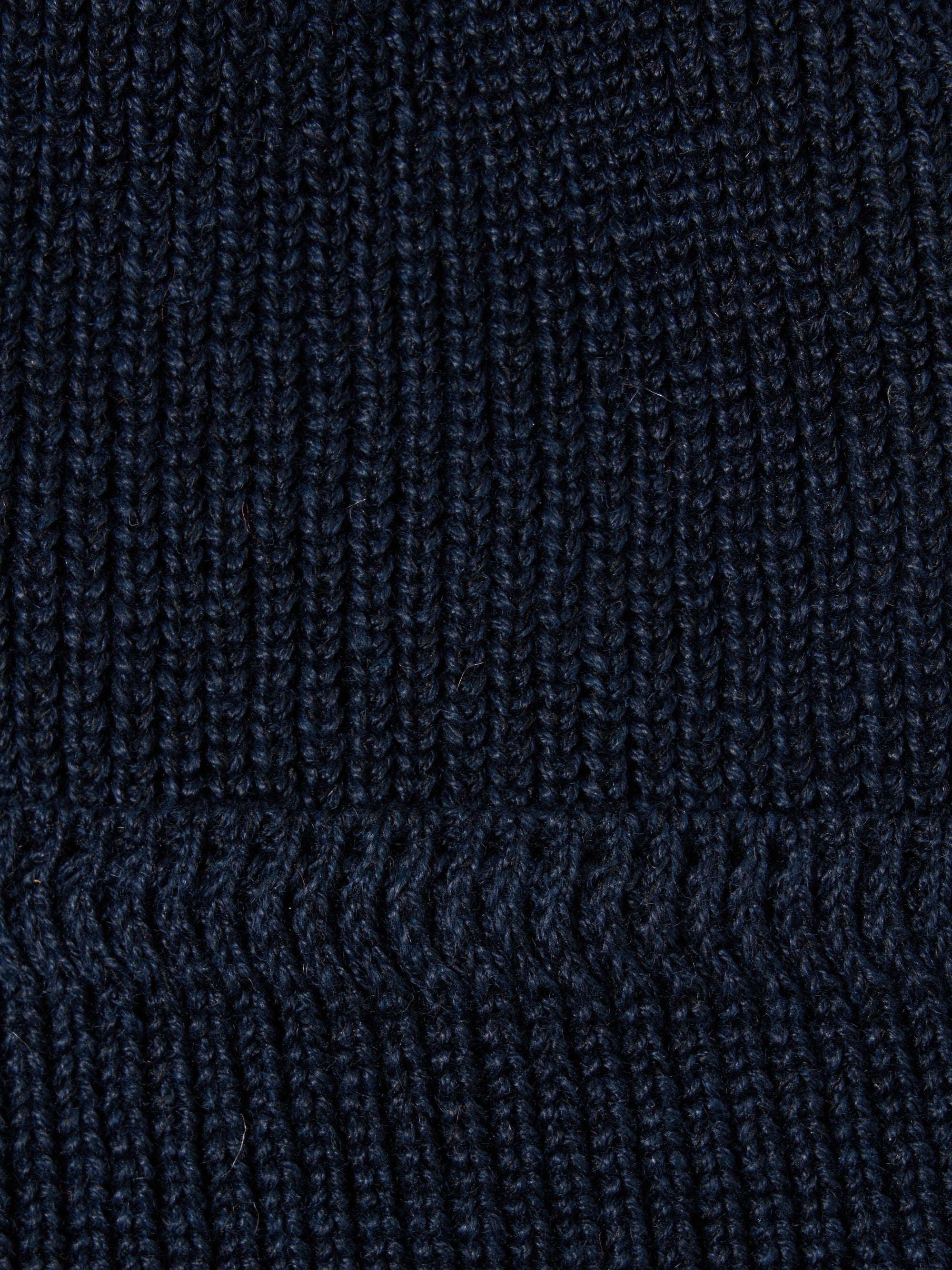 cableami® Waffle Watchcap in Navy Linen