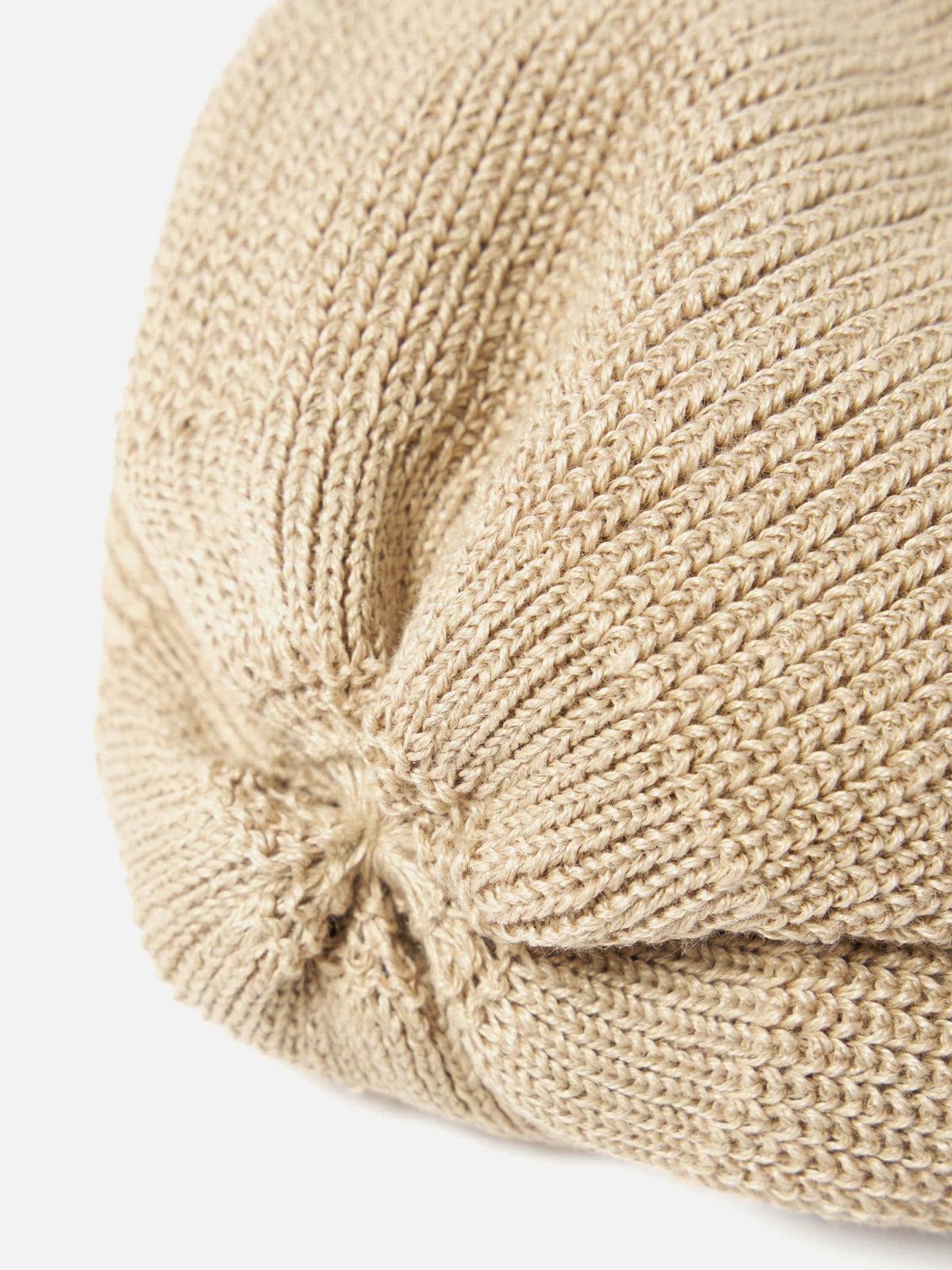 cableami® Waffle Watchcap in Natural Linen