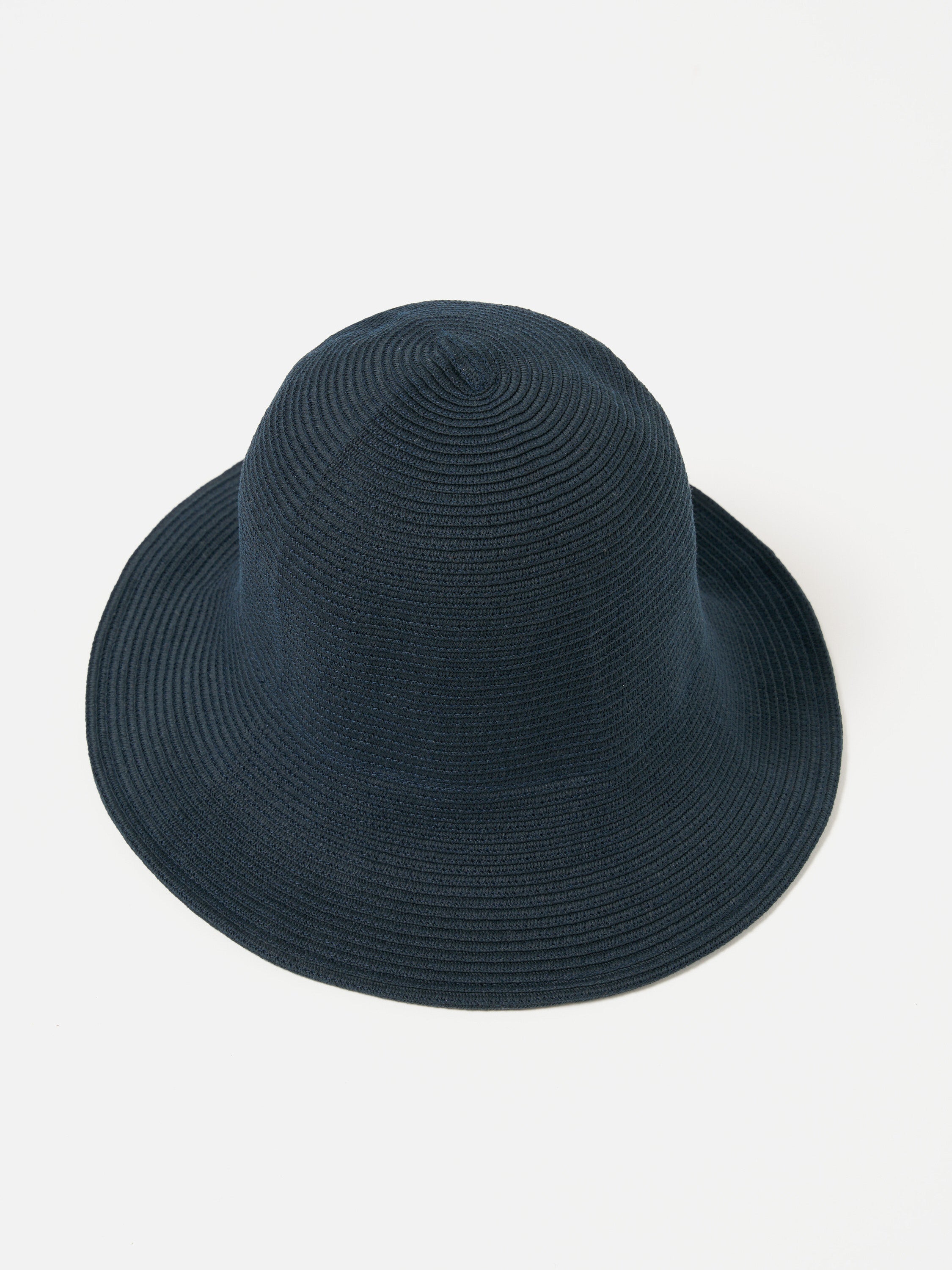 cableami® Cotton Braid Tulip Hat in Navy/Indigo Boro Cotton