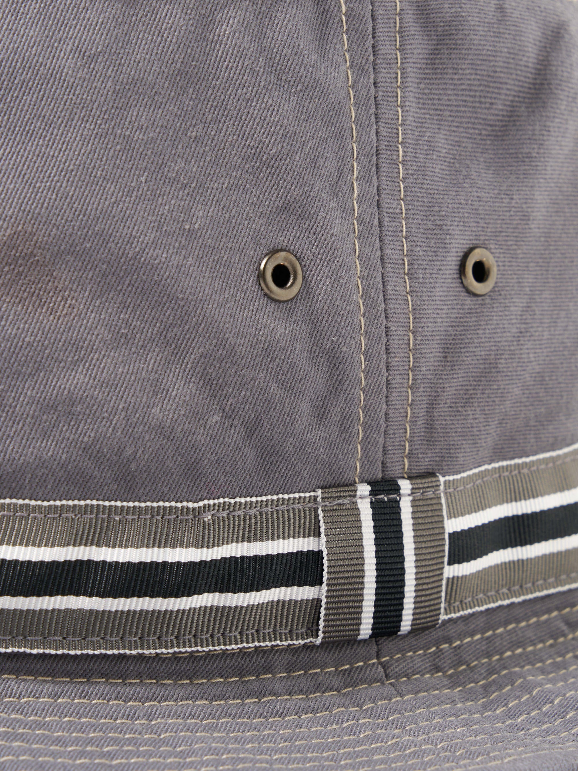 cableami® Pork Pie Hat in Gray Chino Cotton