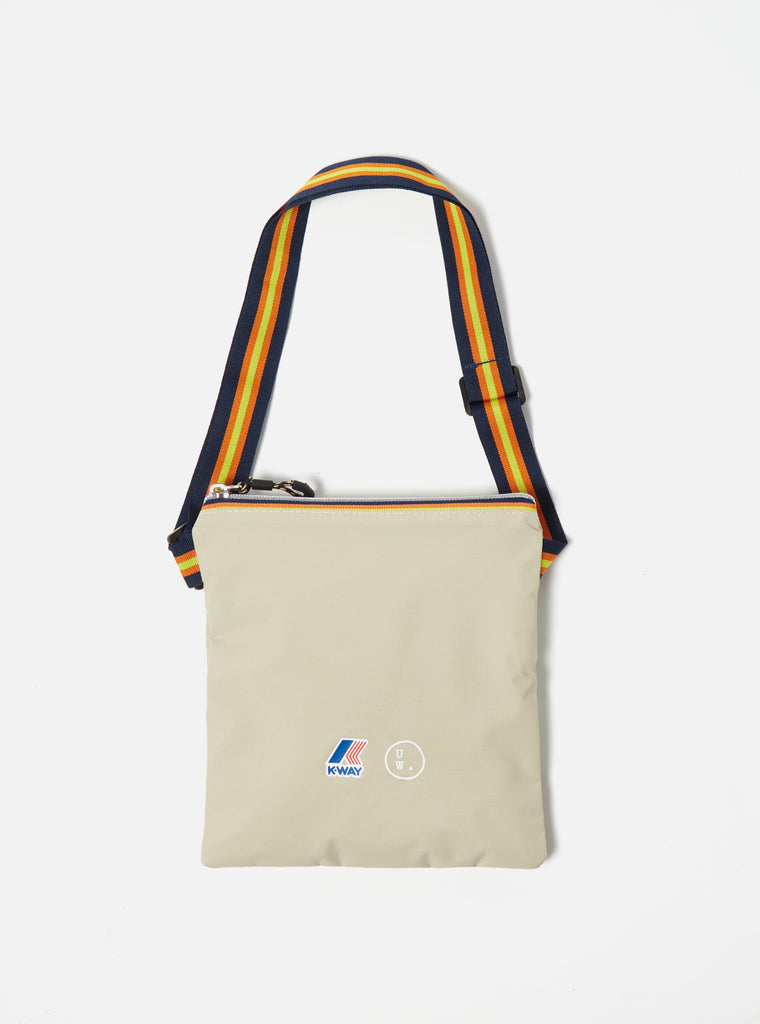 K-Way® x Universal Works Festival Bag in Sand WR Ripstop