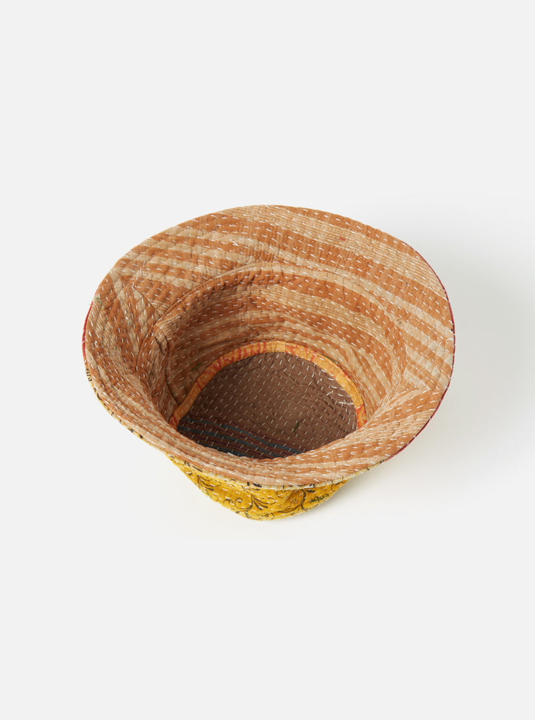 Universal Works Kantha Patchwork Bucket Hat #10 - Large.