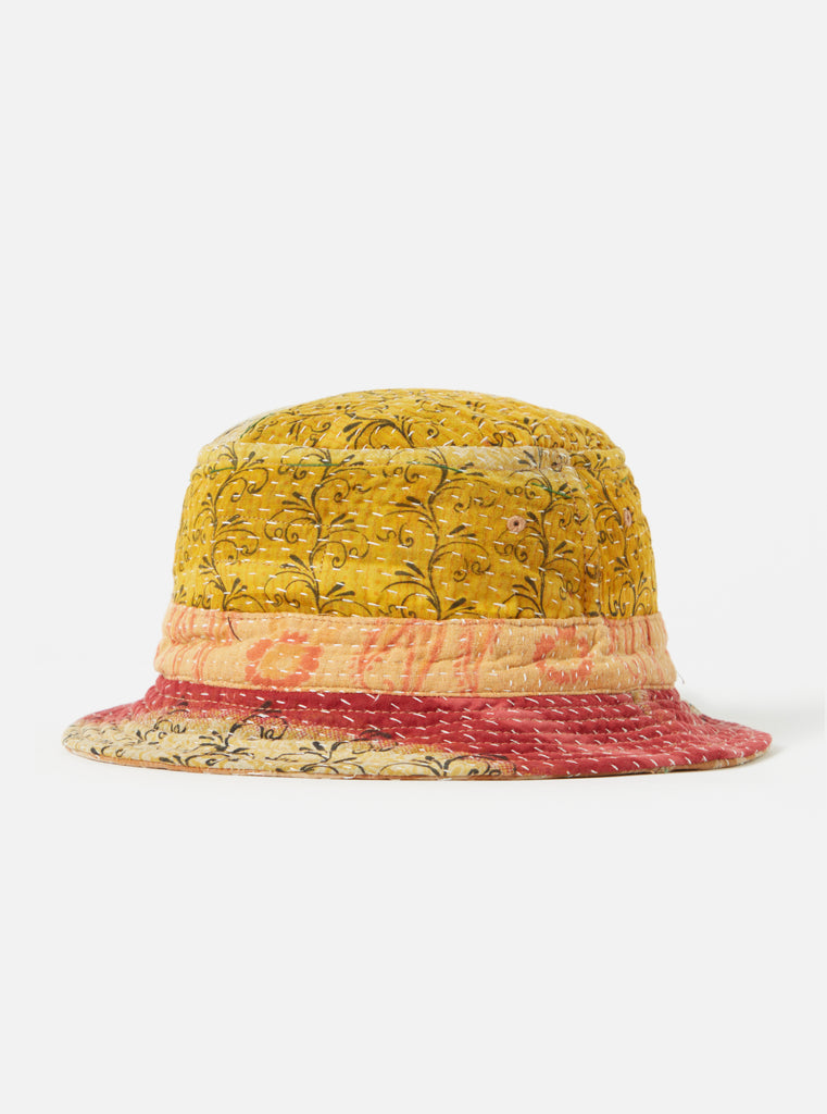 Universal Works Kantha Patchwork Bucket Hat #10 - Large.