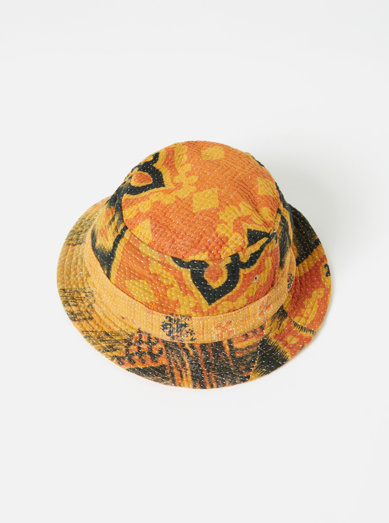Universal Works Kantha Patchwork Bucket Hat #12 - Large.